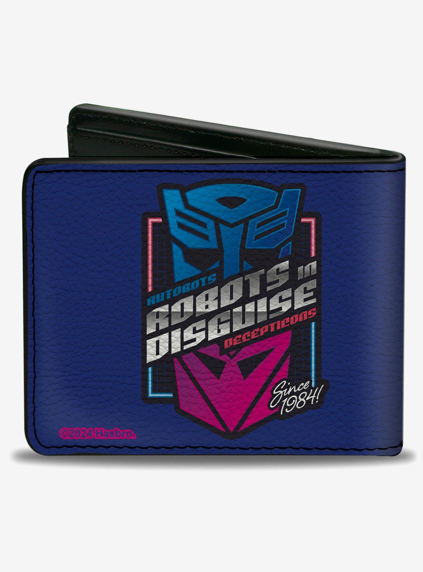 Transformers Autobots Decepticons Robots in Disguise Blues Bifold Wallet, , hi-res