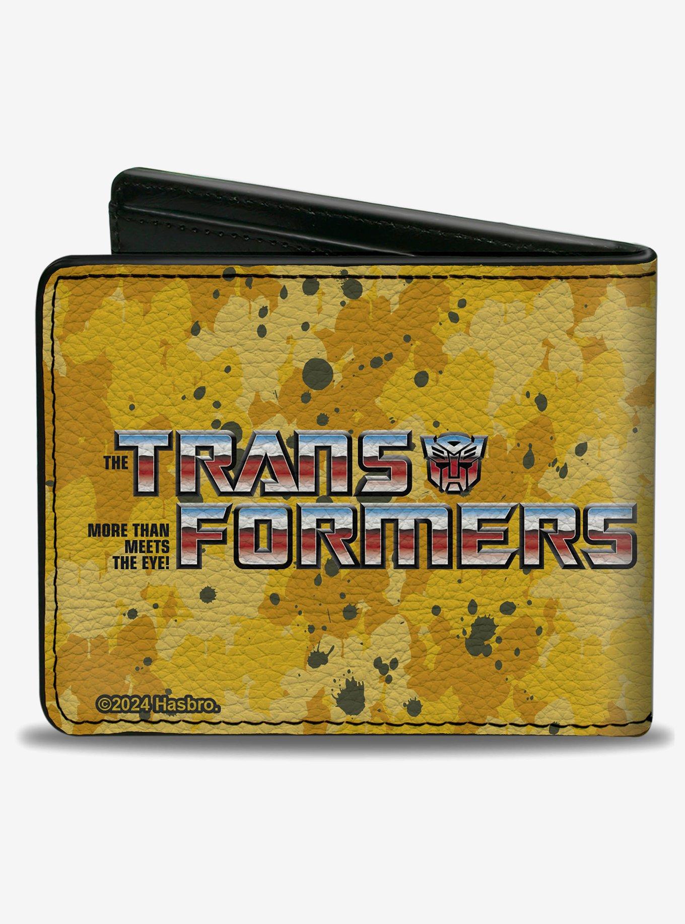 Transformers Bumblebee Stand Strong Autobot Icon Yellows Bifold Wallet, , hi-res