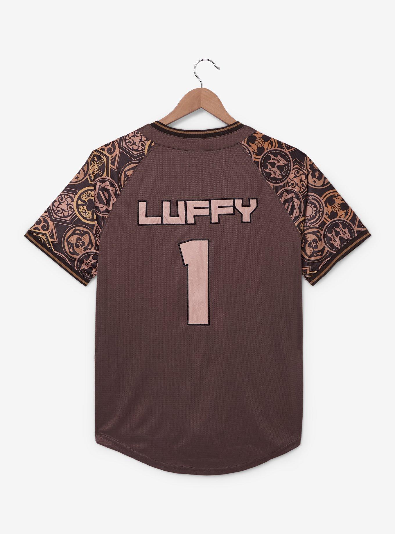 One Piece Straw Hat Crew Luffy Baseball Jersey - BoxLunch Exclusive, , hi-res