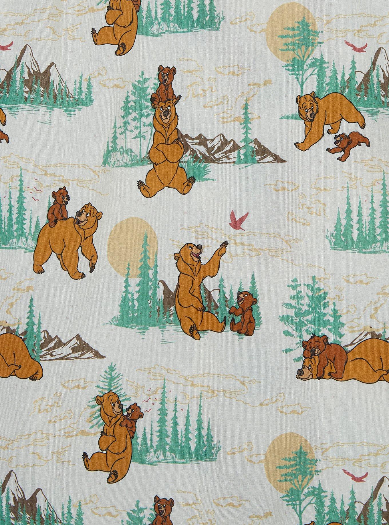Disney Brother Bear Koda & Kenai Scenic Woven Button Up &mdash; BoxLunch Exclusive, , alternate