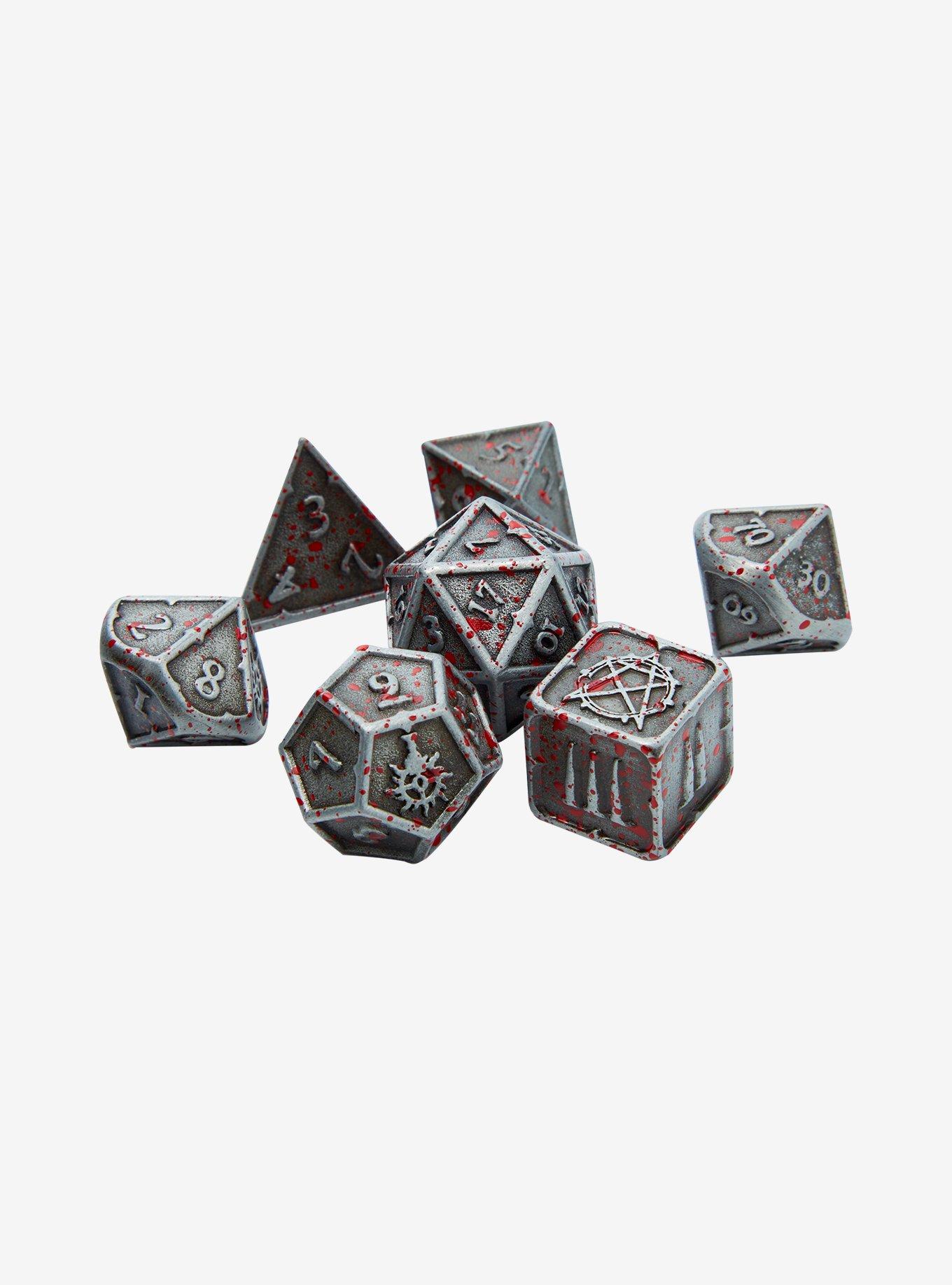 Diablo IV Metal Polyhedral Dice Set, , hi-res