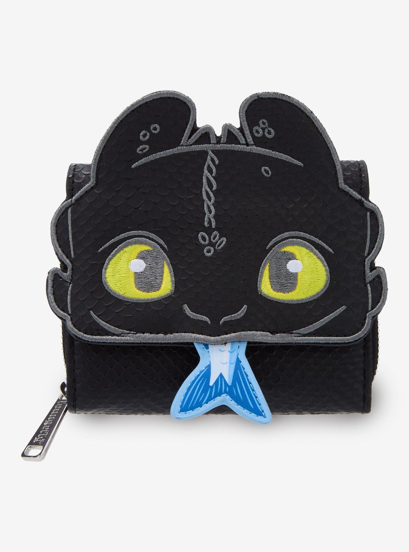 Loungefly Dreamworks How To Train Your Dragon Toothless Figural Wallet - BoxLunch Exclusive, , hi-res