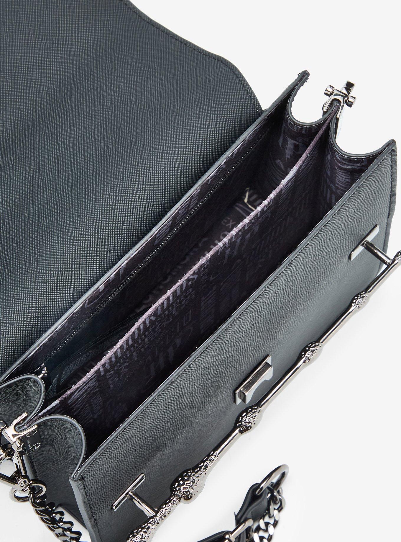 Loungefly Harry Potter Elder Wand Black Convertible Crossbody Bag —  BoxLunch Exclusive, , alternate