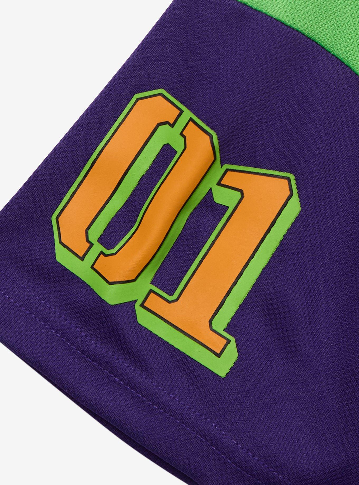 Neon Genesis Evangelion Football T-Shirt &mdash; BoxLunch Exclusive, PURPLE, alternate
