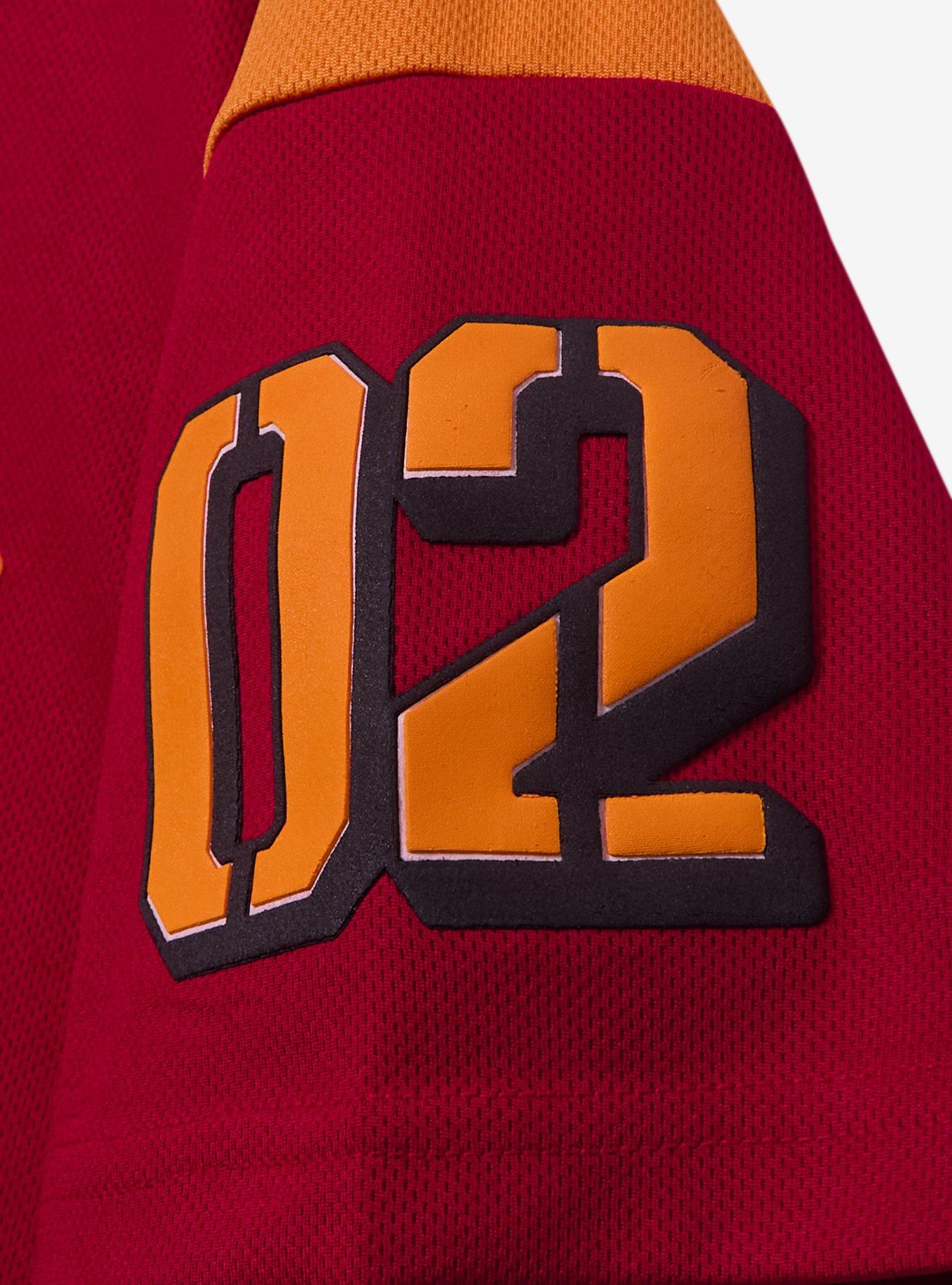 Neon Genesis Evangelion Football T-Shirt &mdash; BoxLunch Exclusive, RED, alternate