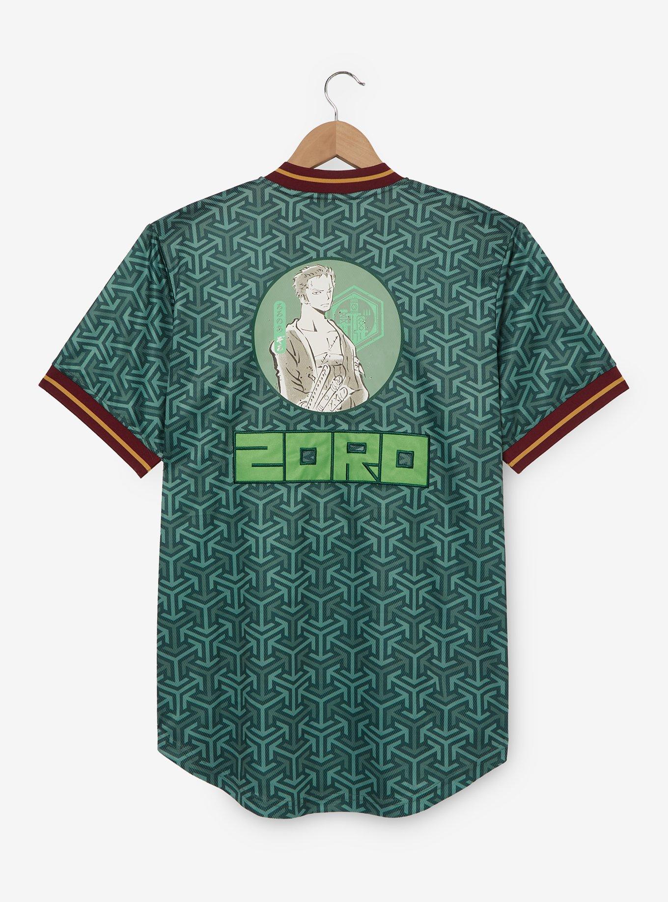 One Piece Zoro Straw Hat Crew Soccer Jersey — BoxLunch Exclusive, , hi-res