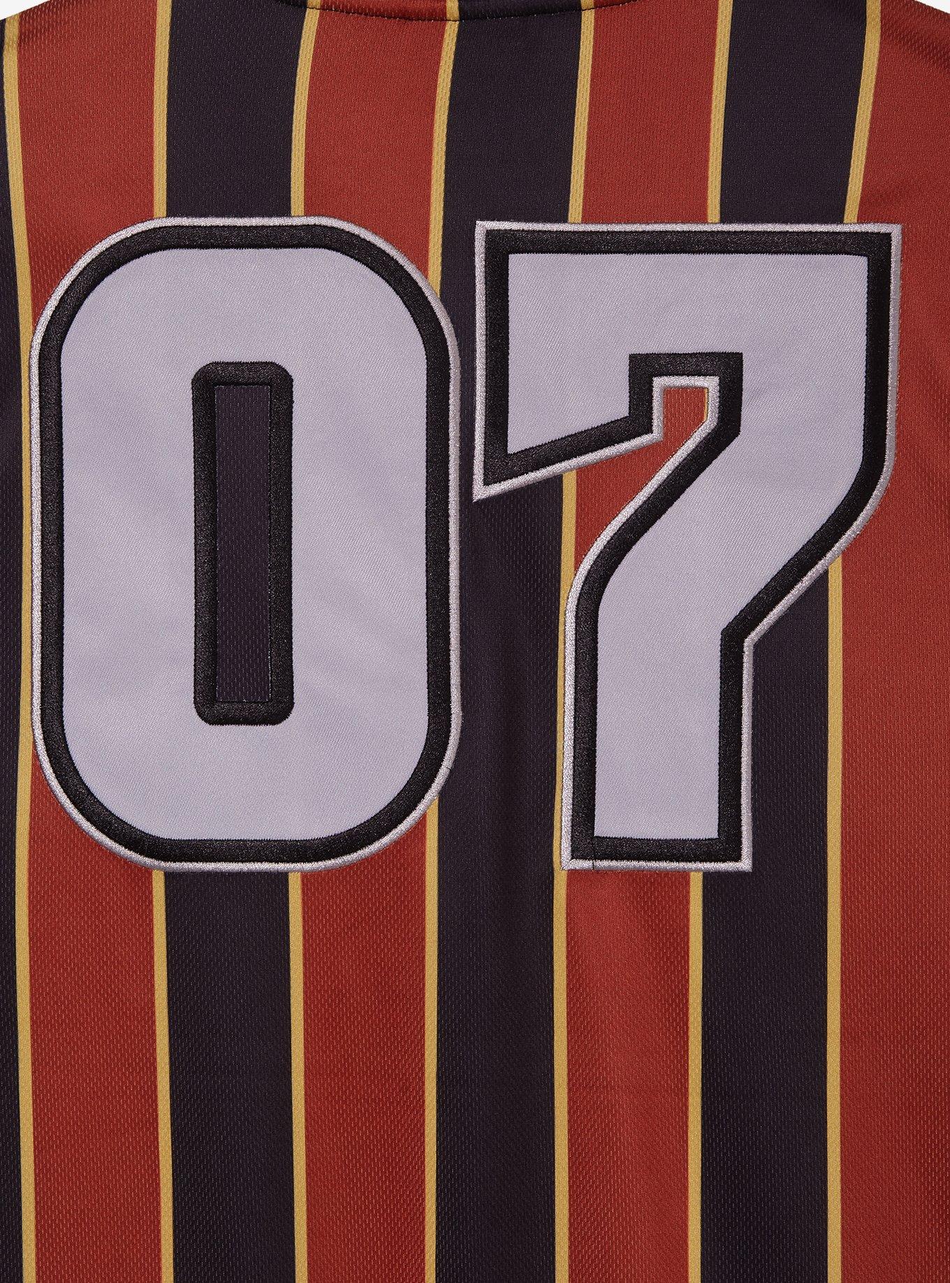 Harry Potter Gryffindor Striped Jersey - BoxLunch Exclusive, RED, alternate