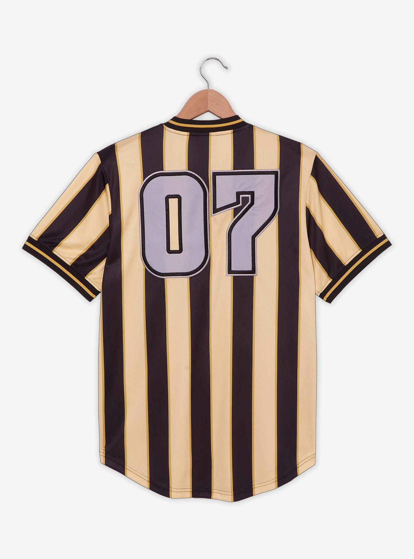 Harry Potter Hufflepuff Striped Jersey - BoxLunch Exclusive, , hi-res