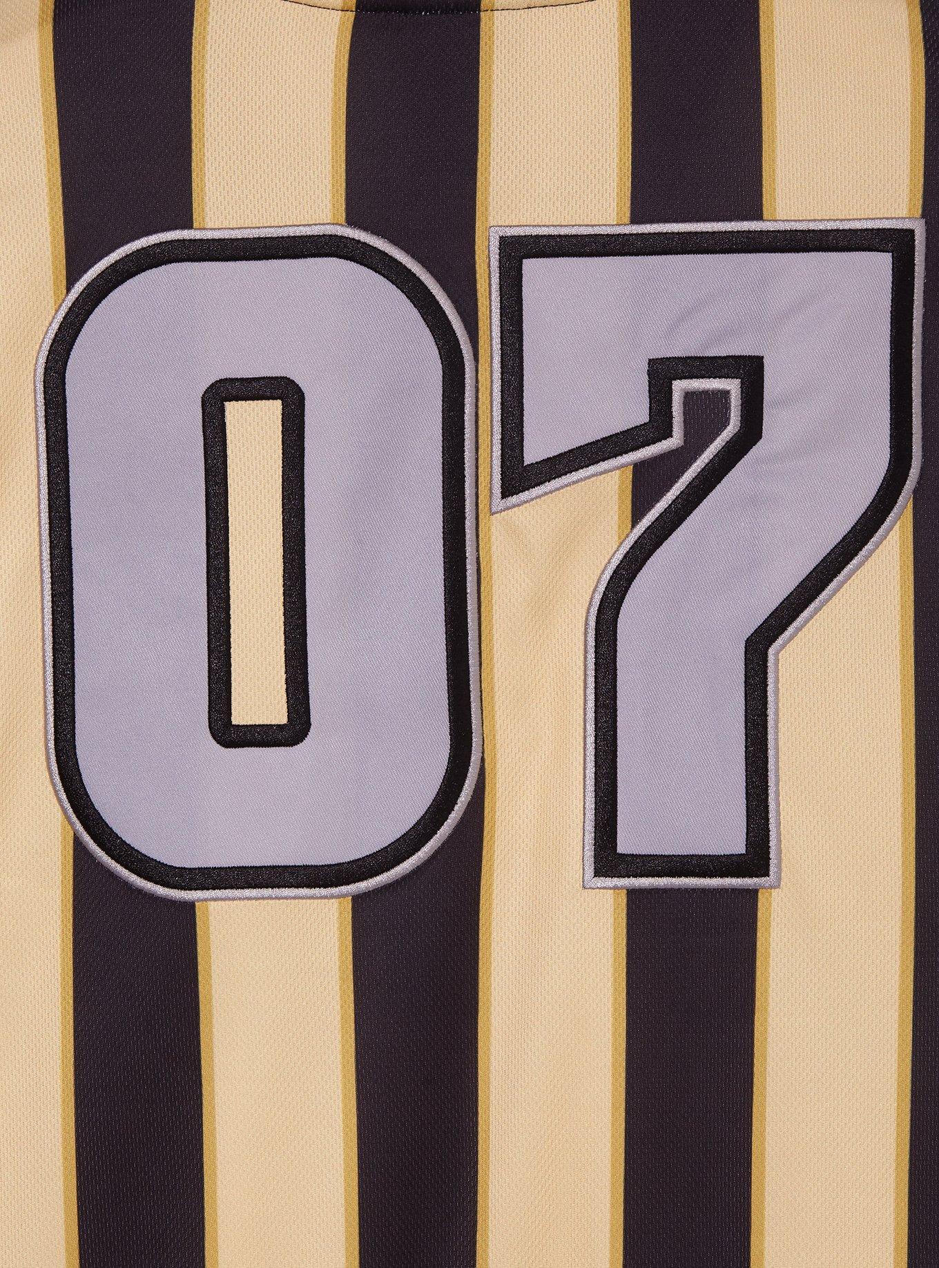 Harry Potter Hufflepuff Striped Jersey - BoxLunch Exclusive, , alternate