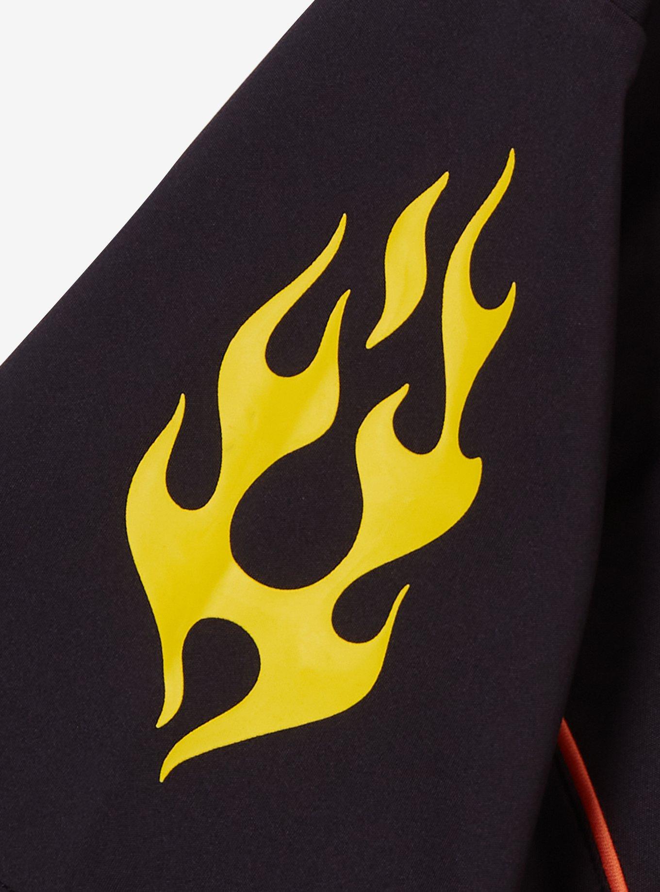 Dragon Ball Z Flames Active T-Shirt - BoxLunch Exclusive, BLACK, alternate