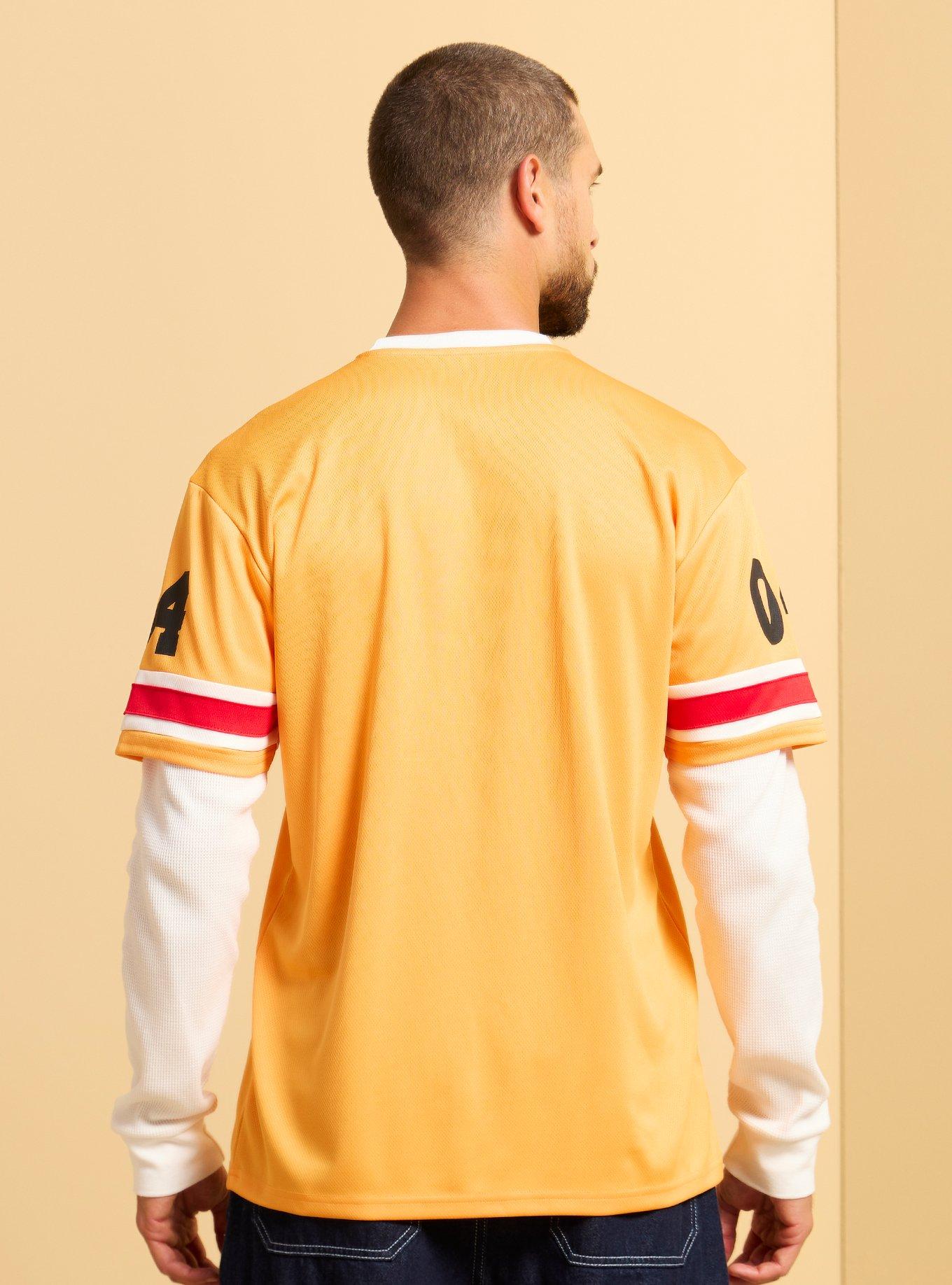 Dragon Ball Z Goku Layered Long Sleeve Jersey - BoXLunch Exclusive, ORANGE, alternate