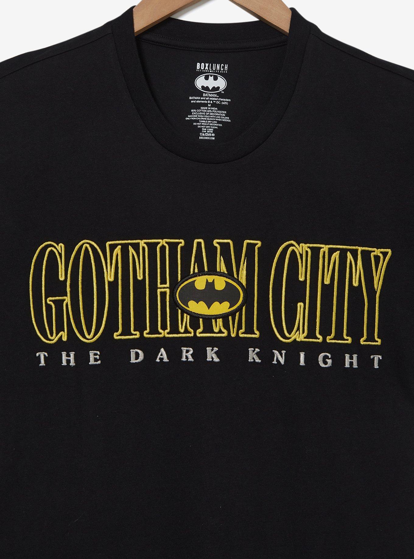 DC Comics Batman Gotham City Embroidered T-Shirt — BoxLunch Exclusive, , hi-res