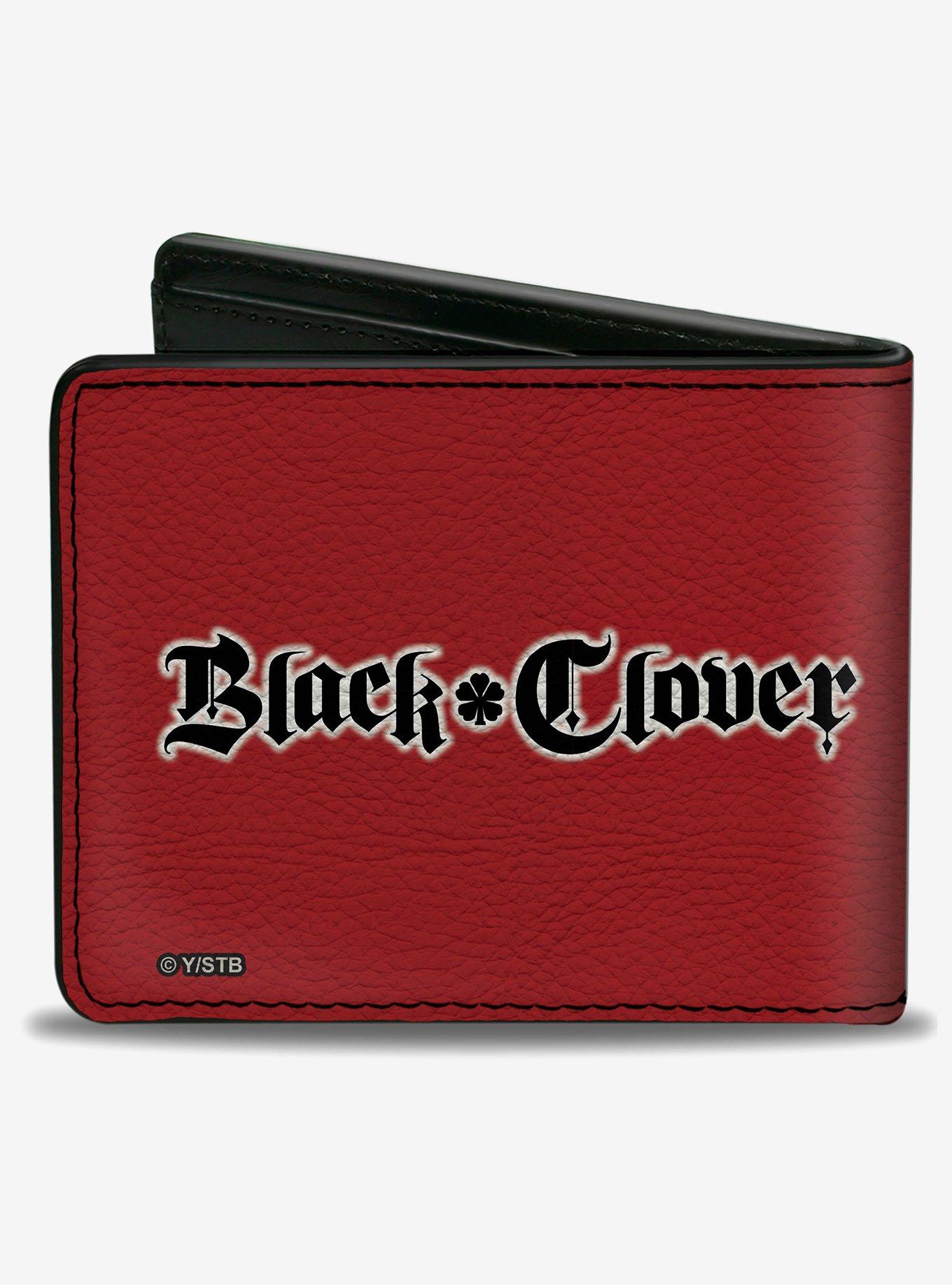 Black Clover Asta Sweating Pose Red Bifold Wallet, , alternate