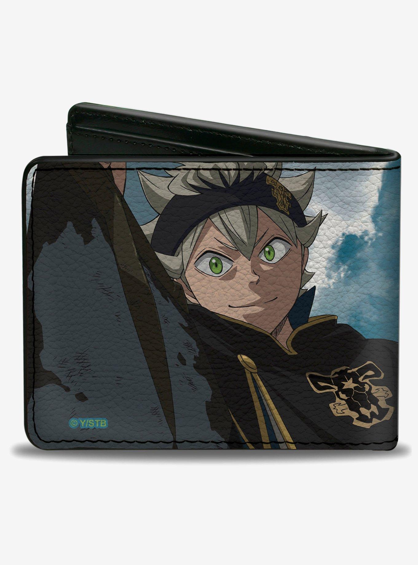 Black Clover Asta and Yami Looking Down Sky Pose Bifold Wallet, , hi-res