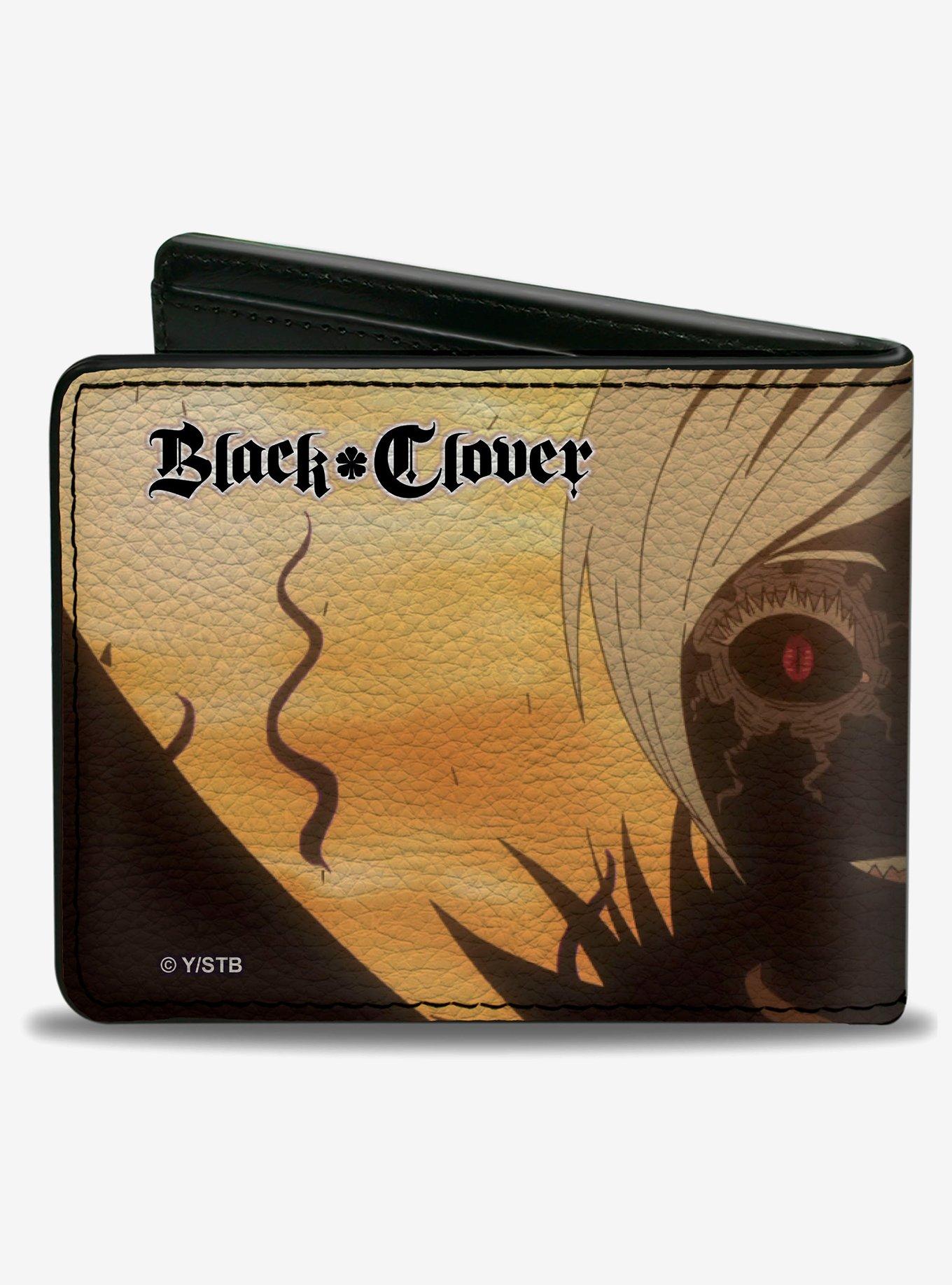 Black Clover Vanica Megicula Devil Host Pose and Title Logo Bifold Wallet, , hi-res