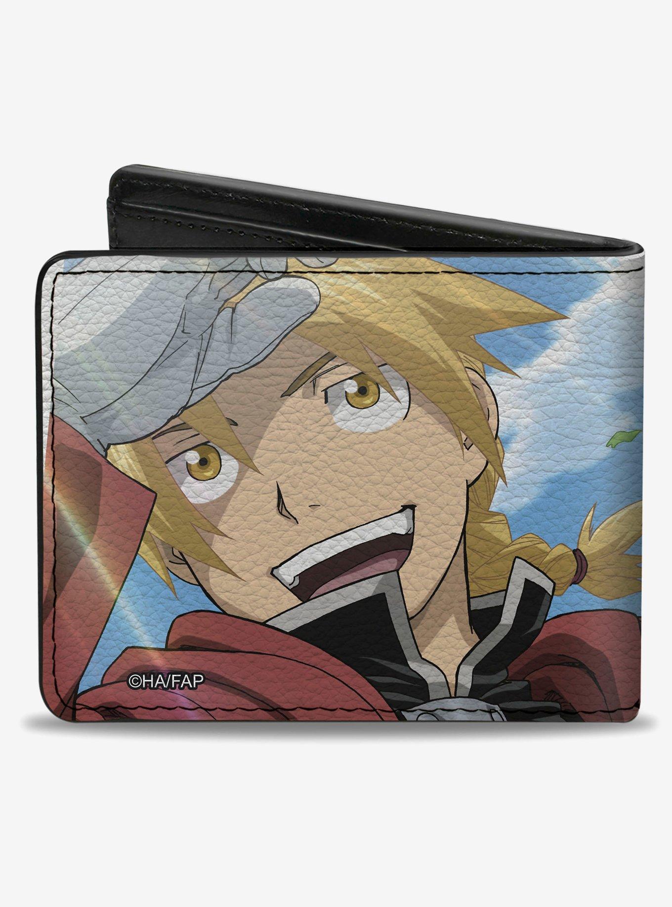 Fullmetal Alchemist Brotherhood Elric Brothers Blue Sky Pose Bifold Wallet, , hi-res