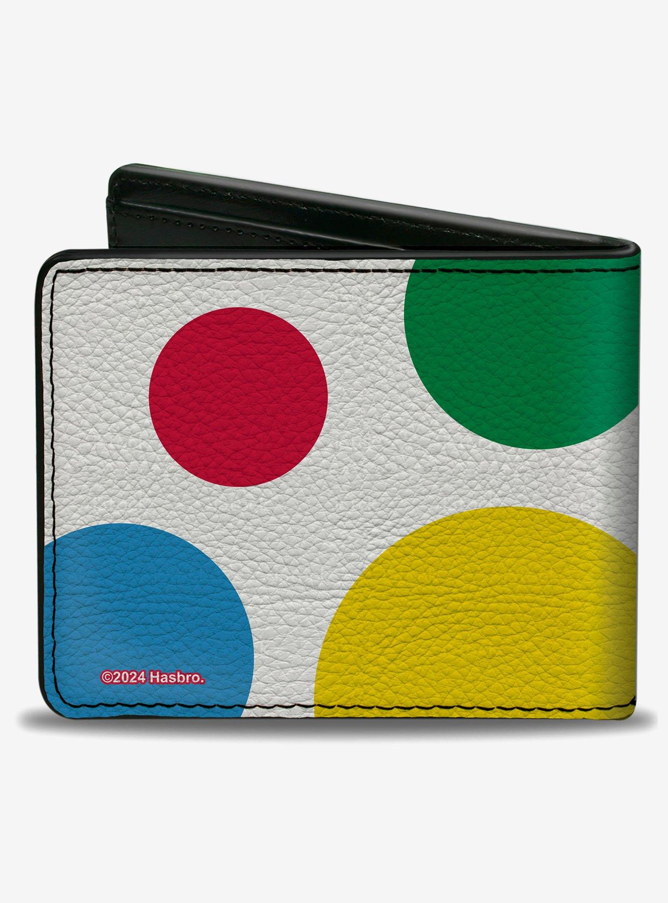 Twister Risker Circle Spots White Multi Color Bifold Wallet, , hi-res