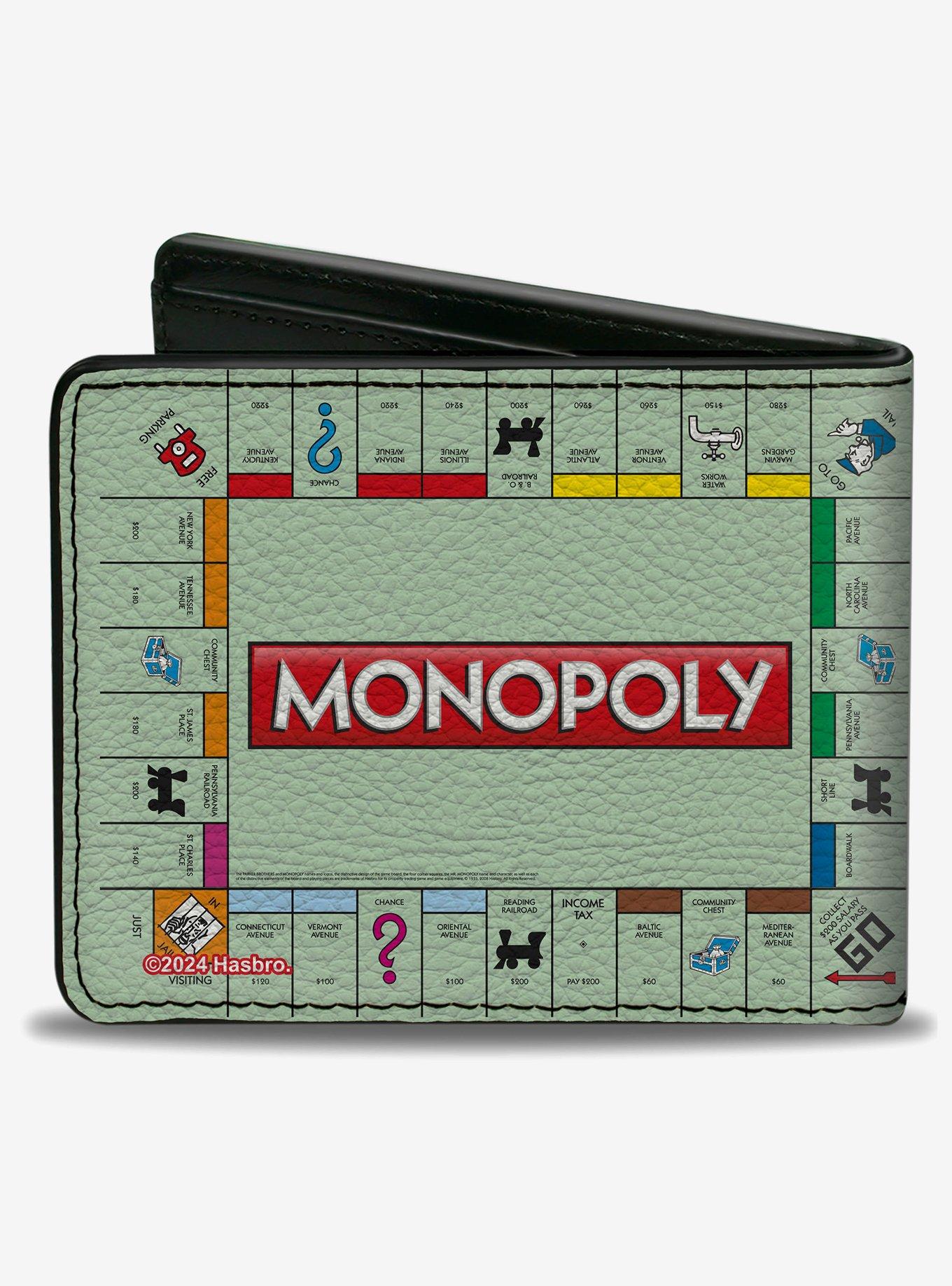 Monopoly Game Board Layout Bifold Wallet, , hi-res