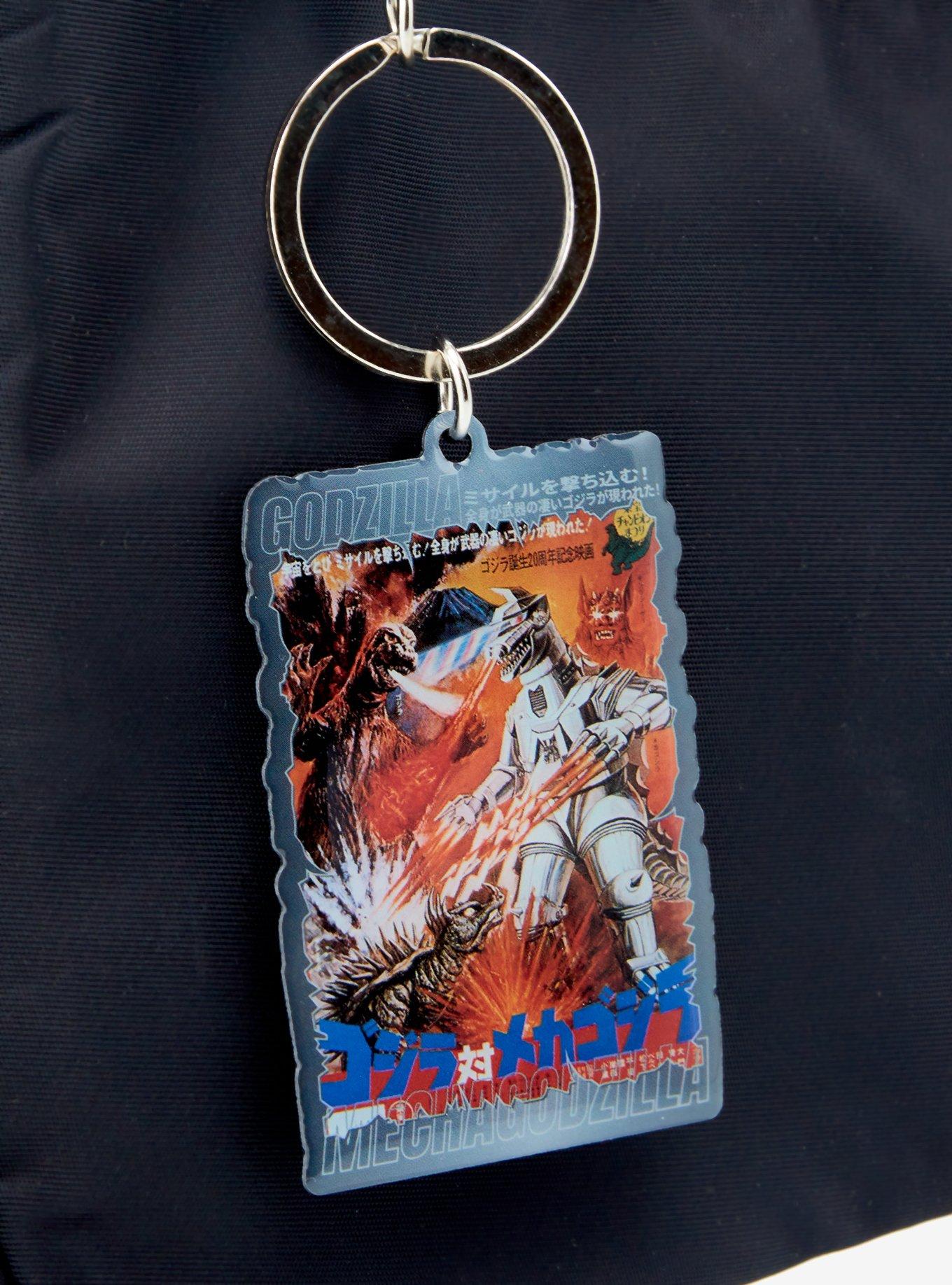 Godzilla vs. Mechagodzilla Movie Poster Keychain, , hi-res