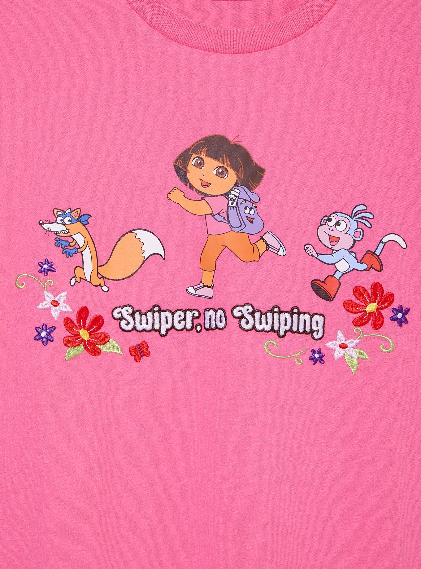 Dora the Explorer Swiper, No Swiping Women's Plus Size T-Shirt — BoxLunch Exclusive, , hi-res