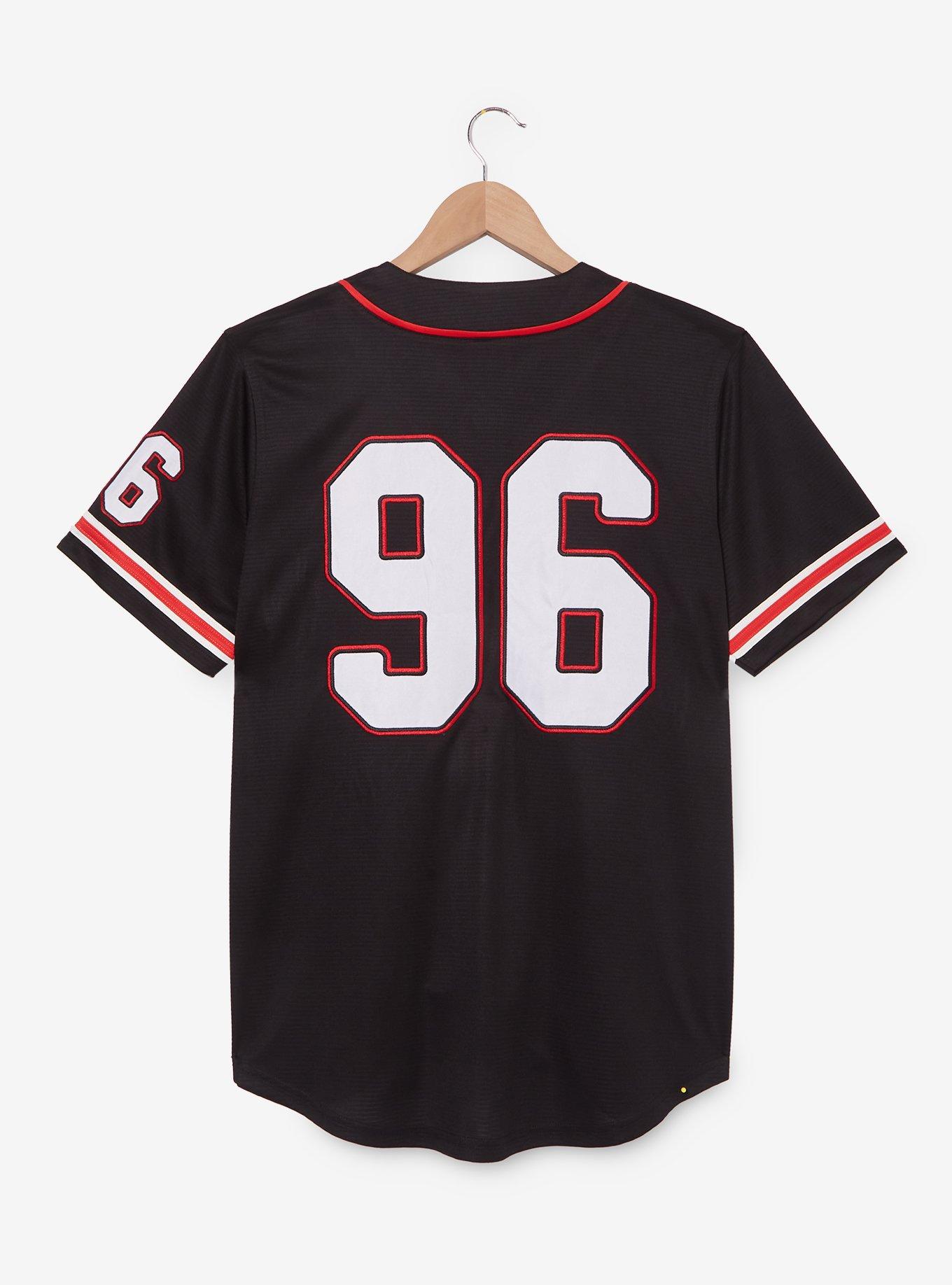 Ghost Face Portrait Baseball Jersey - BoxLunch Exclusive, BLACK, alternate