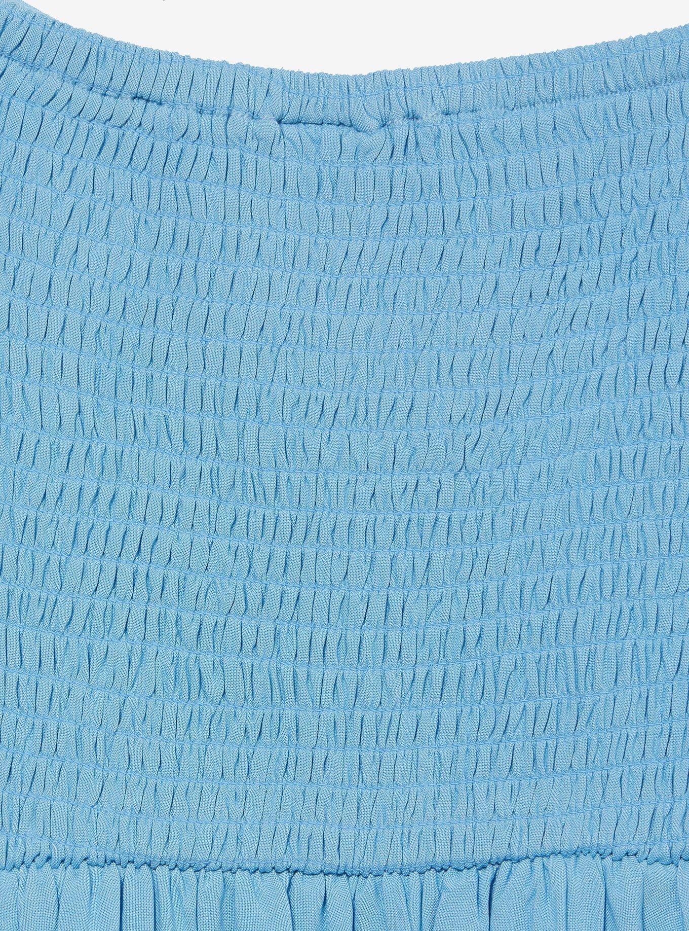 Disney Lilo & Stitch Tropical Smocked Dress, SKY BLUE, alternate