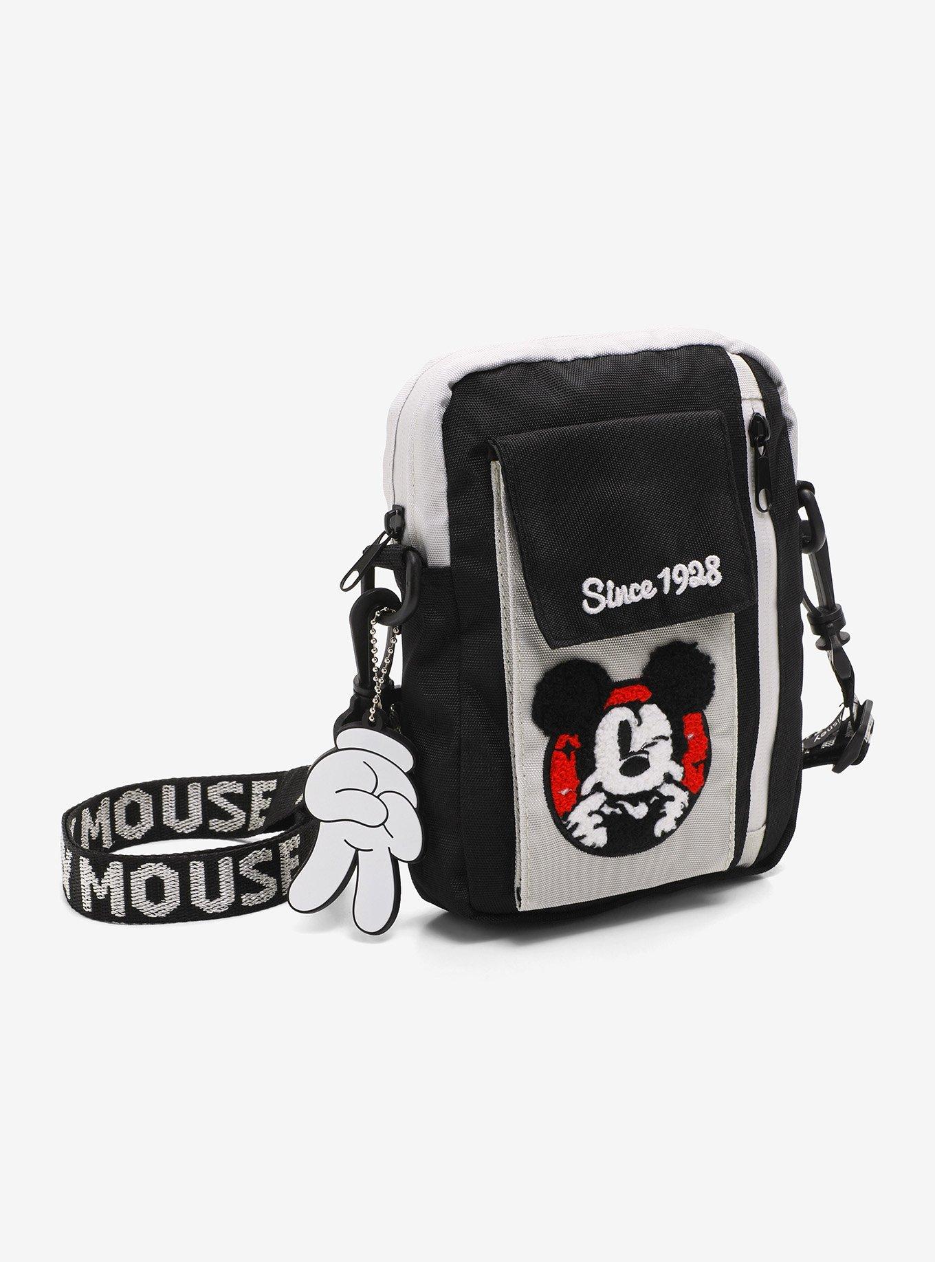 Disney Mickey Mouse Patch Athletic Crossbody Bag, , hi-res