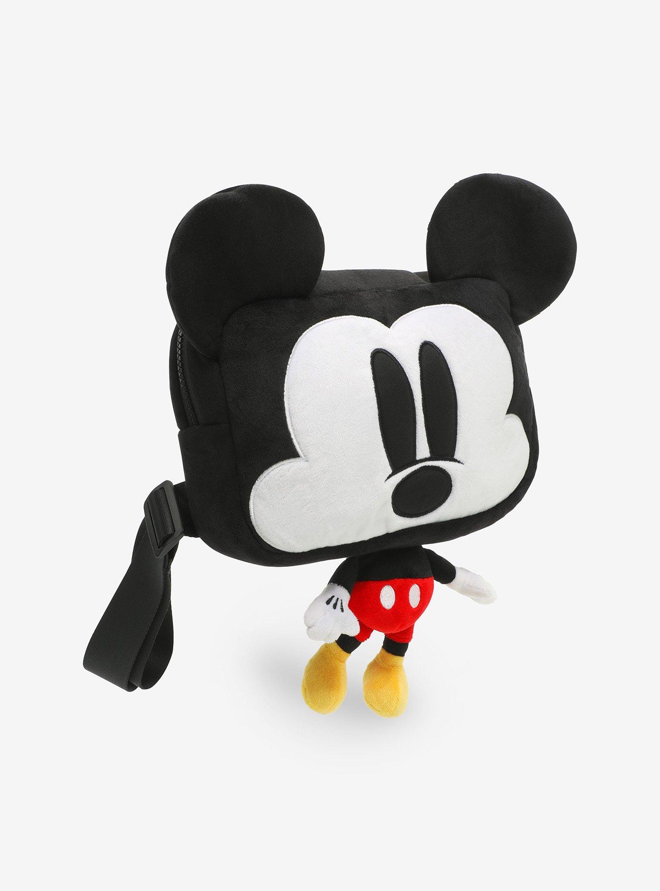 Mickey Mouse Figural Plush Sling Bag, , hi-res