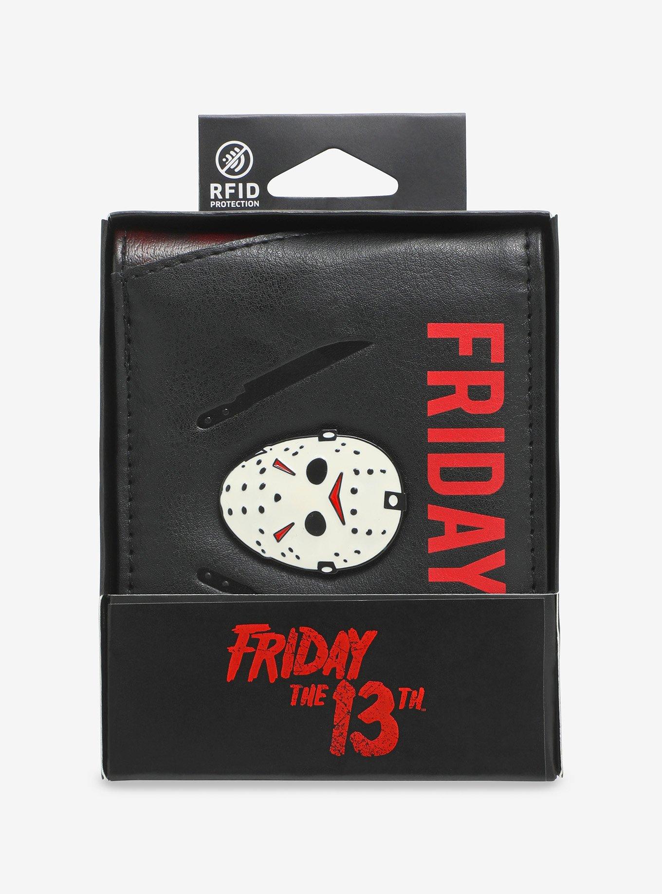 Friday The 13th Jason Mask Bifold Wallet, , alternate