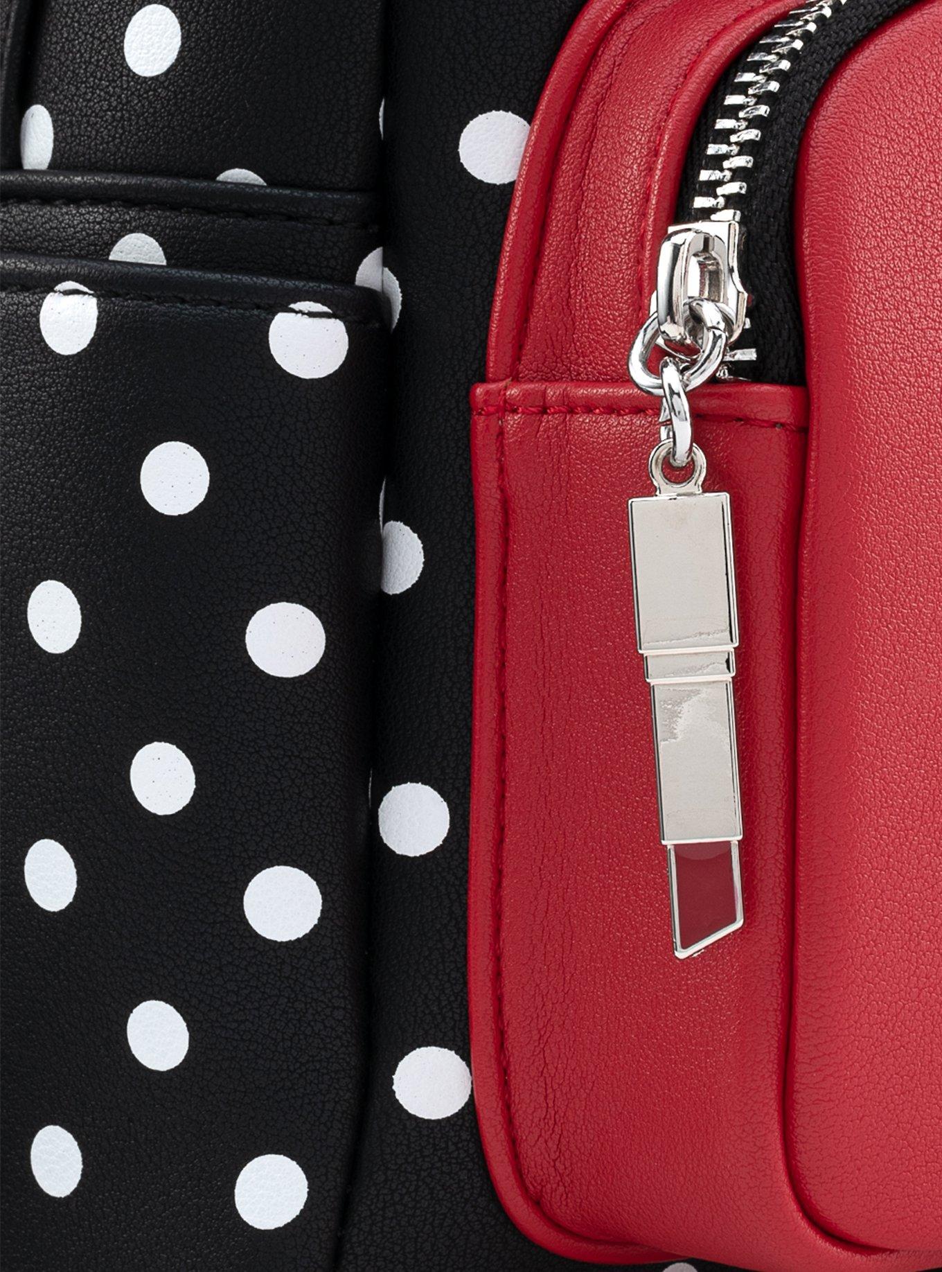 Loungefly Disney Minnie Mouse Polka Dot Mini Backpack, , alternate