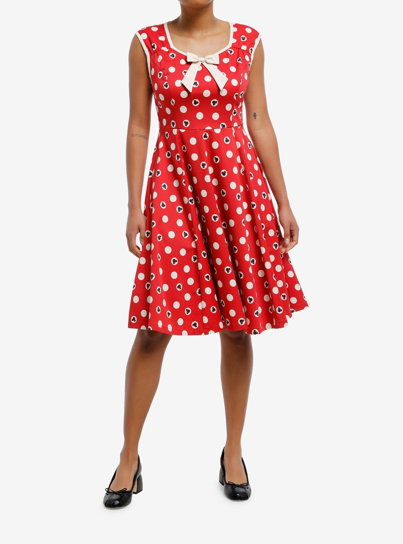 Her Universe Disney Minnie Mouse Polka Dot Retro Dress Her Universe Exclusive, , hi-res