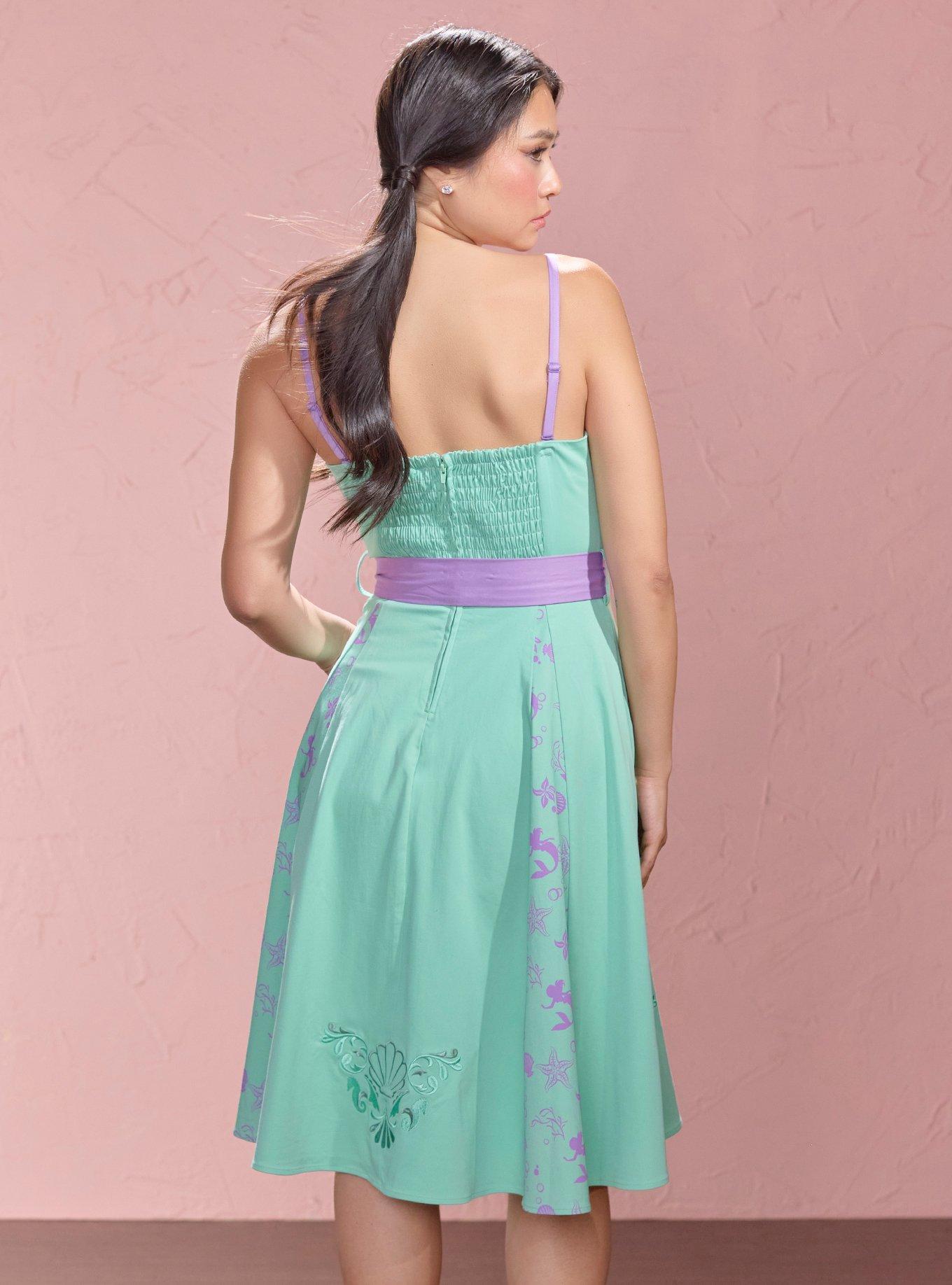 Her Universe Disney The Little Mermaid Ariel Icons Retro Dress Her Universe Exclusive, MULTI, alternate