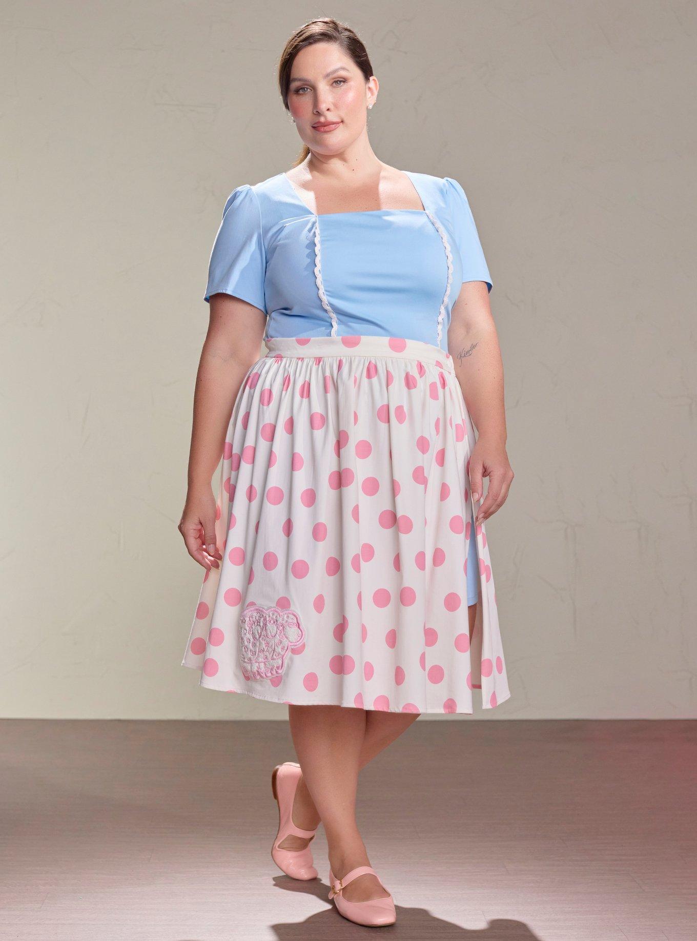 Her Universe Disney Pixar Toy Story Bo Peep Convertible Romper Plus Size Her Universe Exclusive, MULTI, alternate