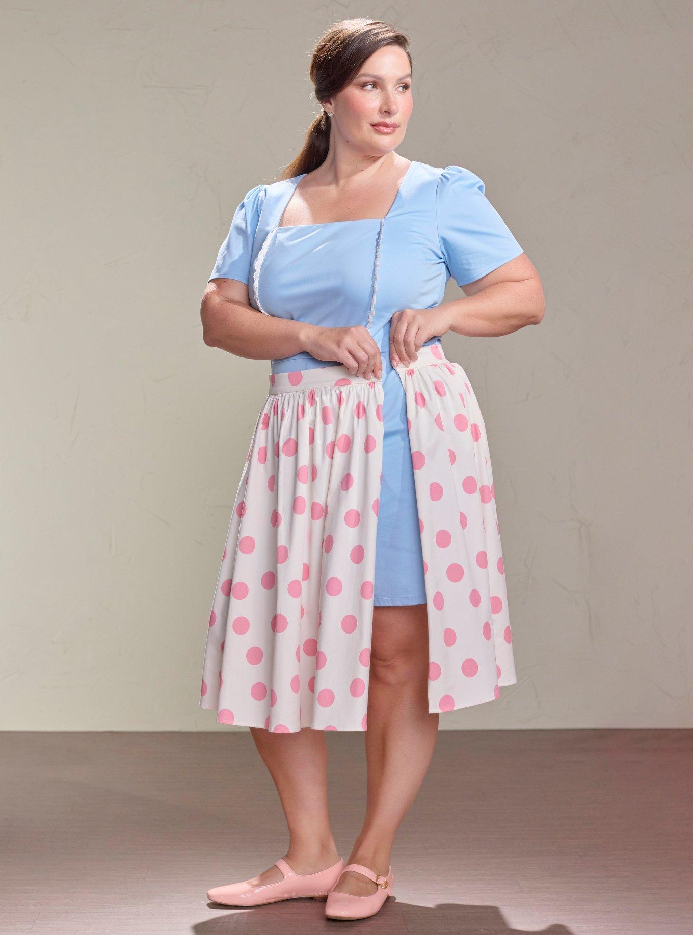 Her Universe Disney Pixar Toy Story Bo Peep Convertible Romper Plus Size Her Universe Exclusive, MULTI, alternate