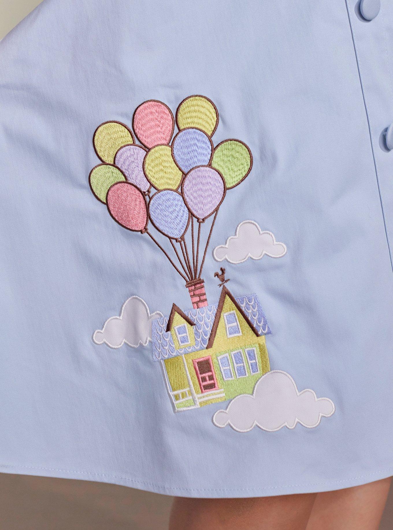Her Universe Disney Pixar Up House Retro Skirt Her Universe Exclusive, SKY BLUE, alternate