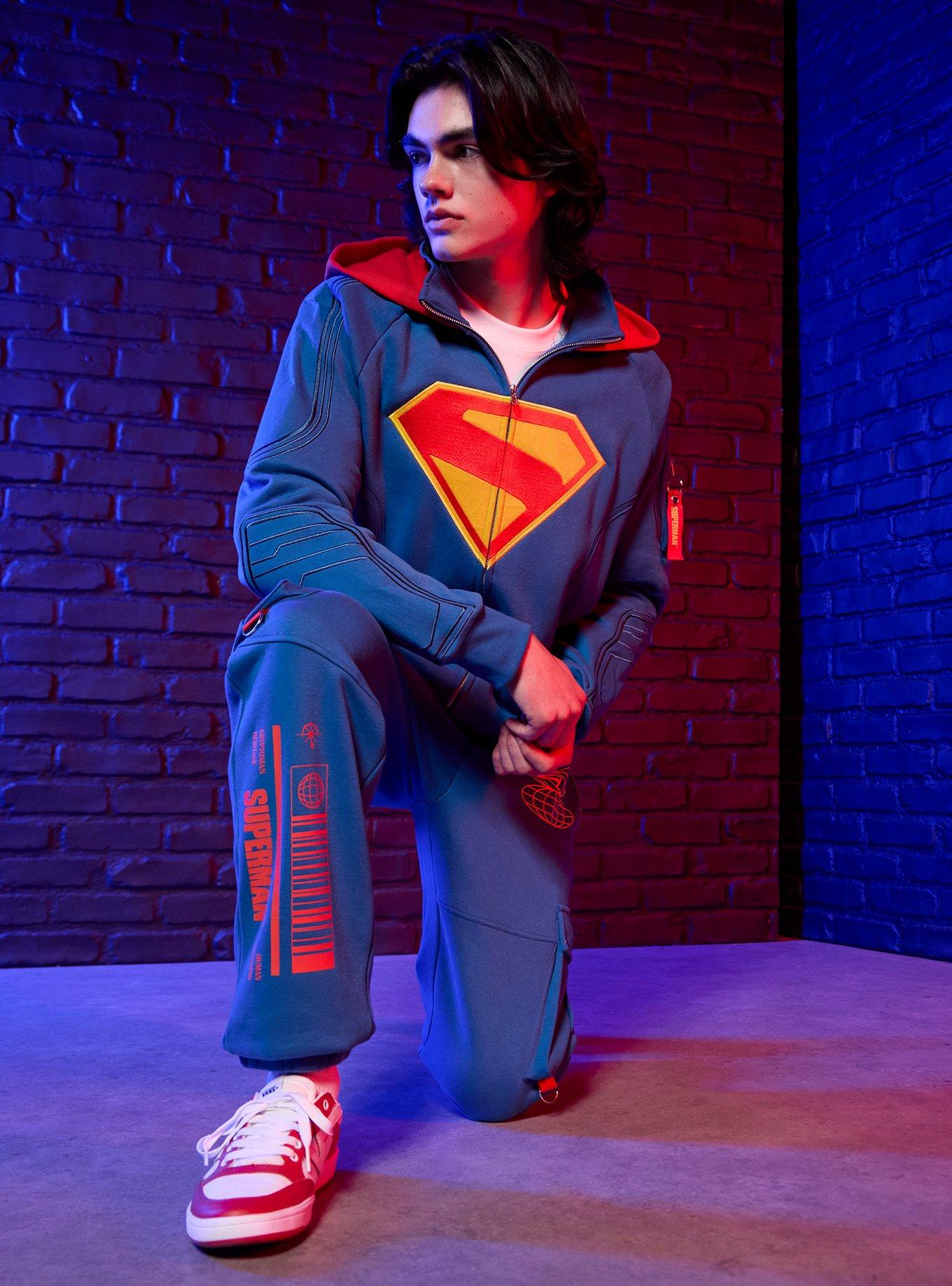 DC Comics Superman Logo Cargo Jogger Sweatpants, , hi-res