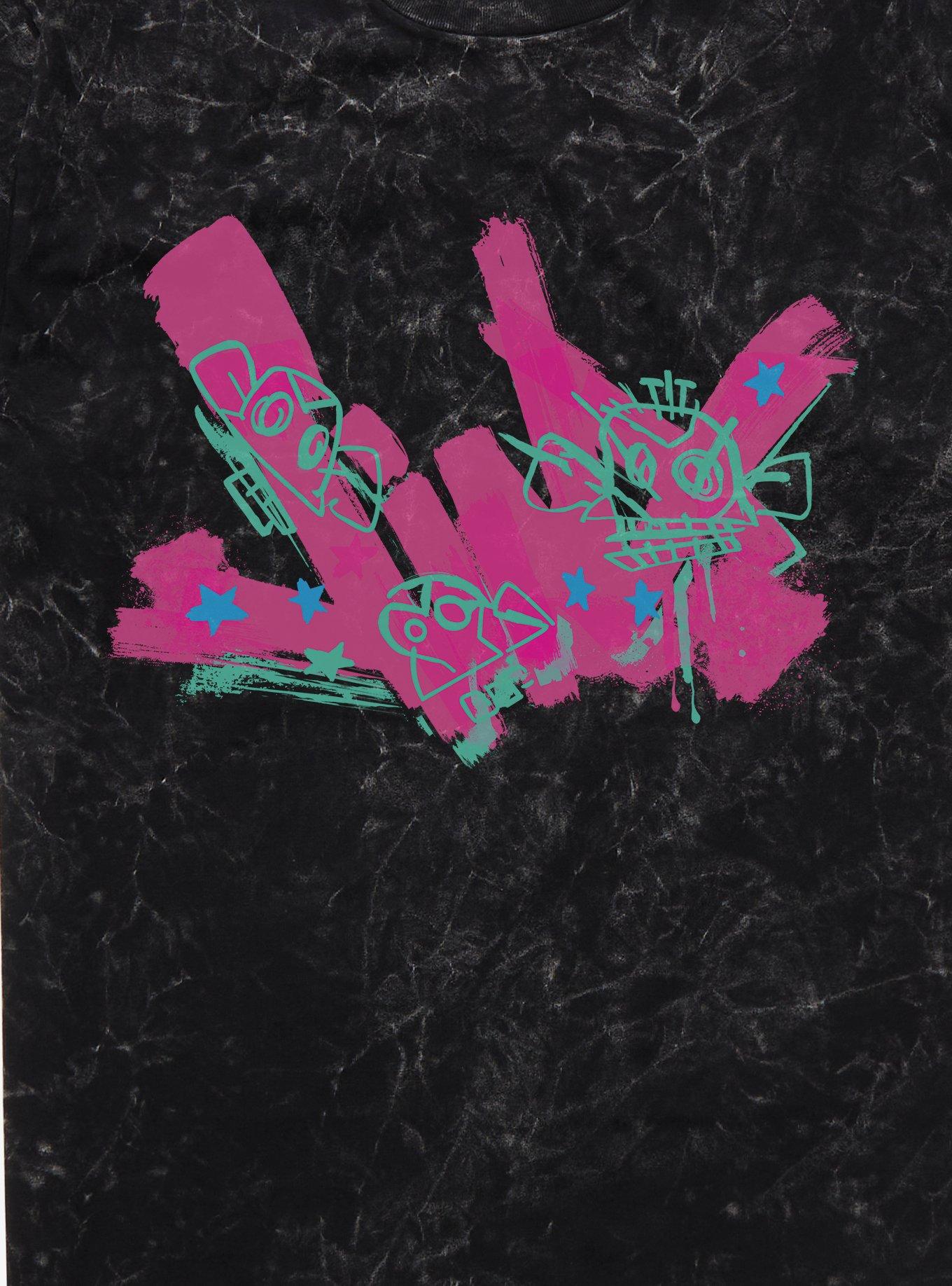 Arcane Graffiti Name Jinx Mineral Wash T-Shirt, , hi-res
