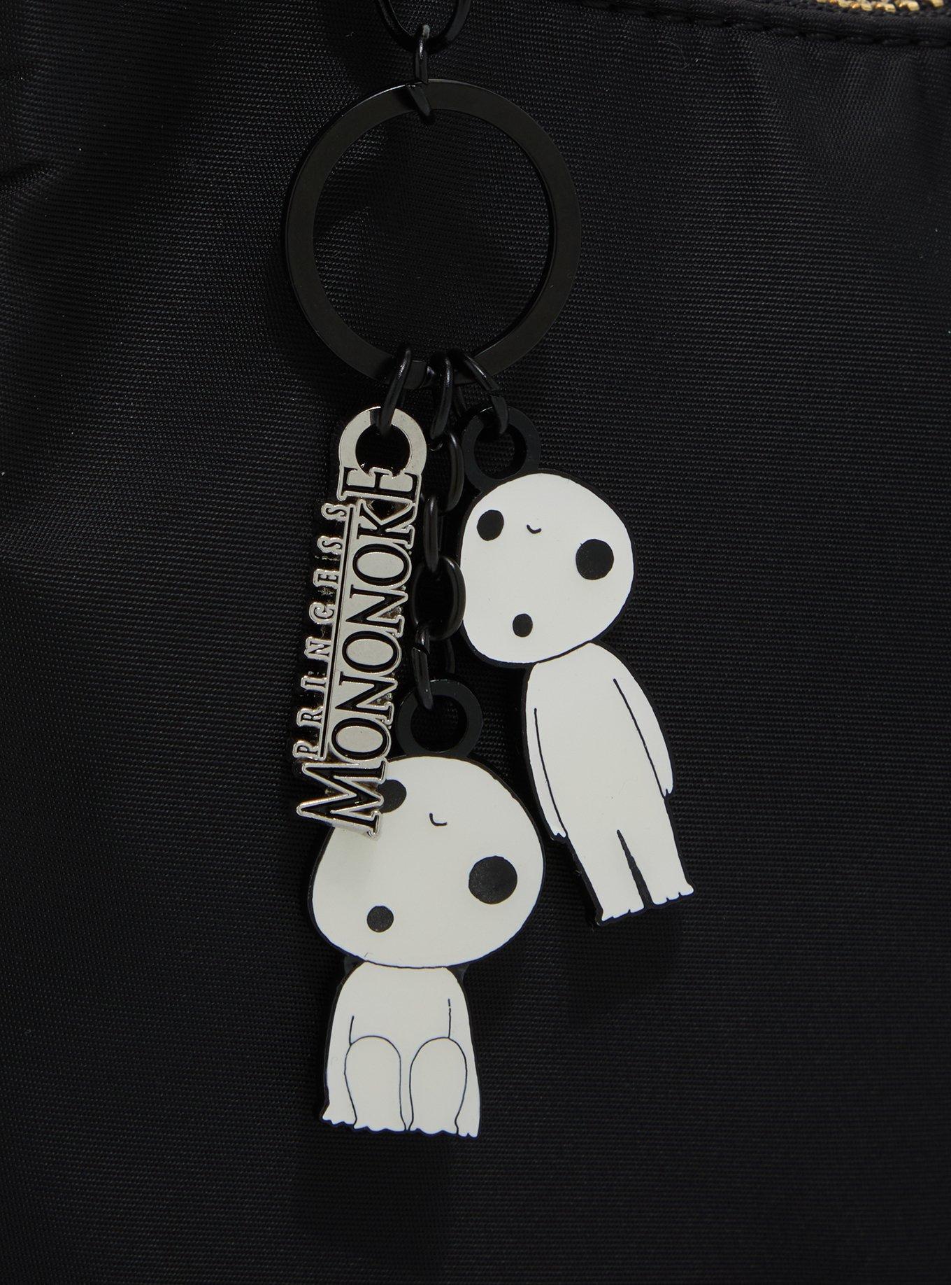 Studio Ghibli® Princess Mononoke Kodama Multi-Charm Glow-in-the-Dark Keychain, , hi-res