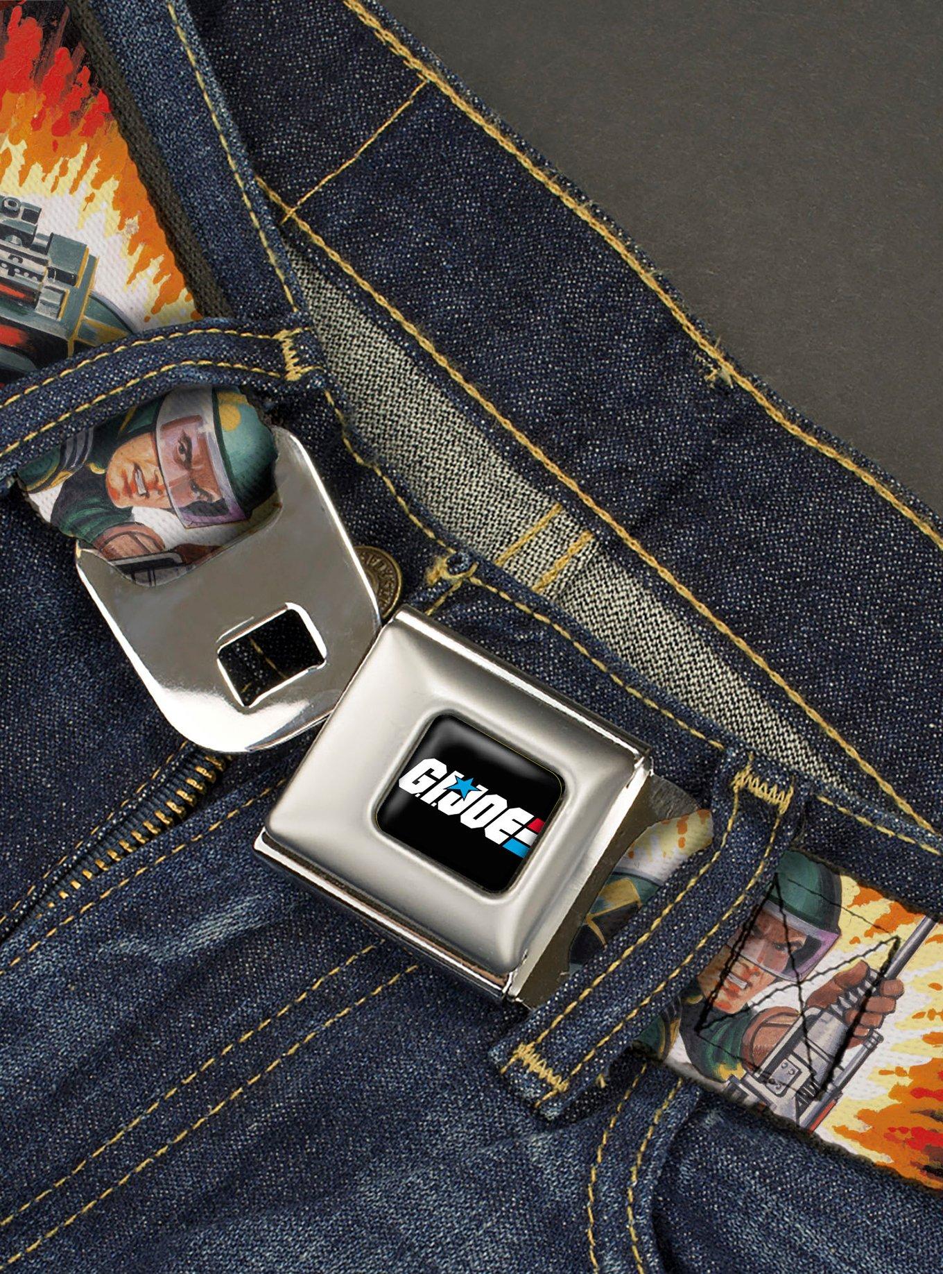 GI Joe Retro Footloose Flash Air Tight File Card Youth Seatbelt Buckle Belt, , hi-res