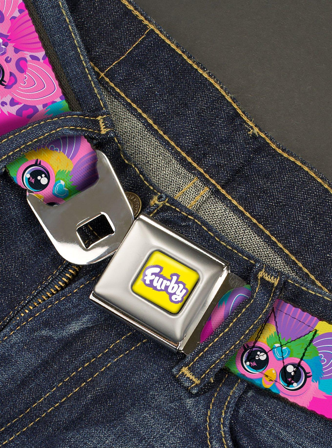 Furby Furblets Faces Close Up Youth Seatbelt Buckle Belt, , hi-res