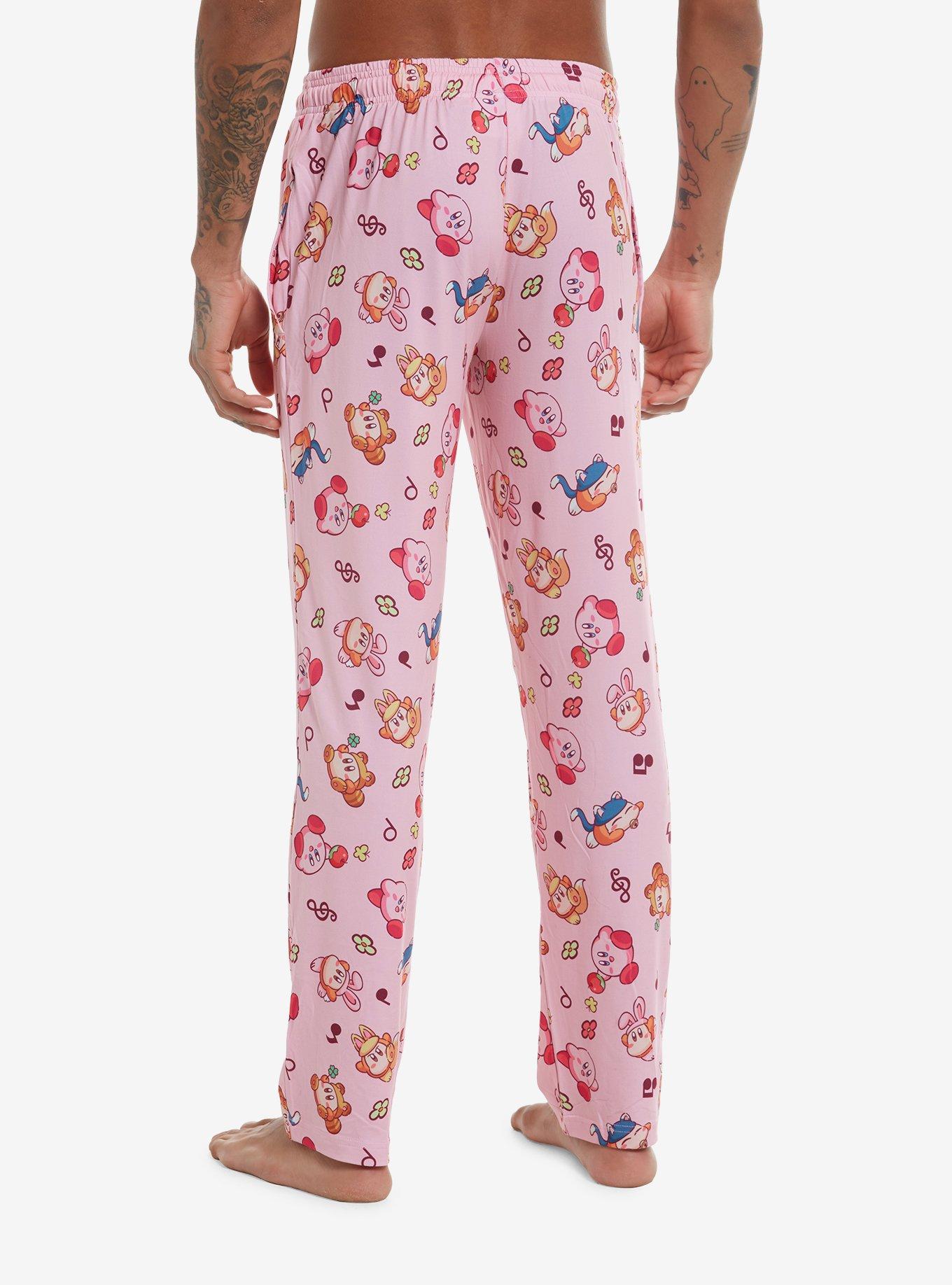 Kirby Waddle Dee Flower Pajama Pants, , hi-res