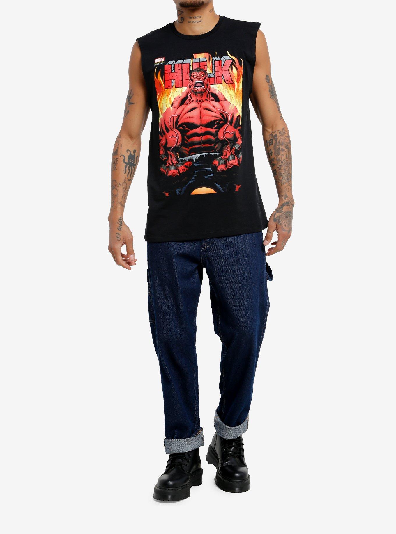 Marvel Captain America: Brave New World Red Hulk Muscle Tank Top, , hi-res