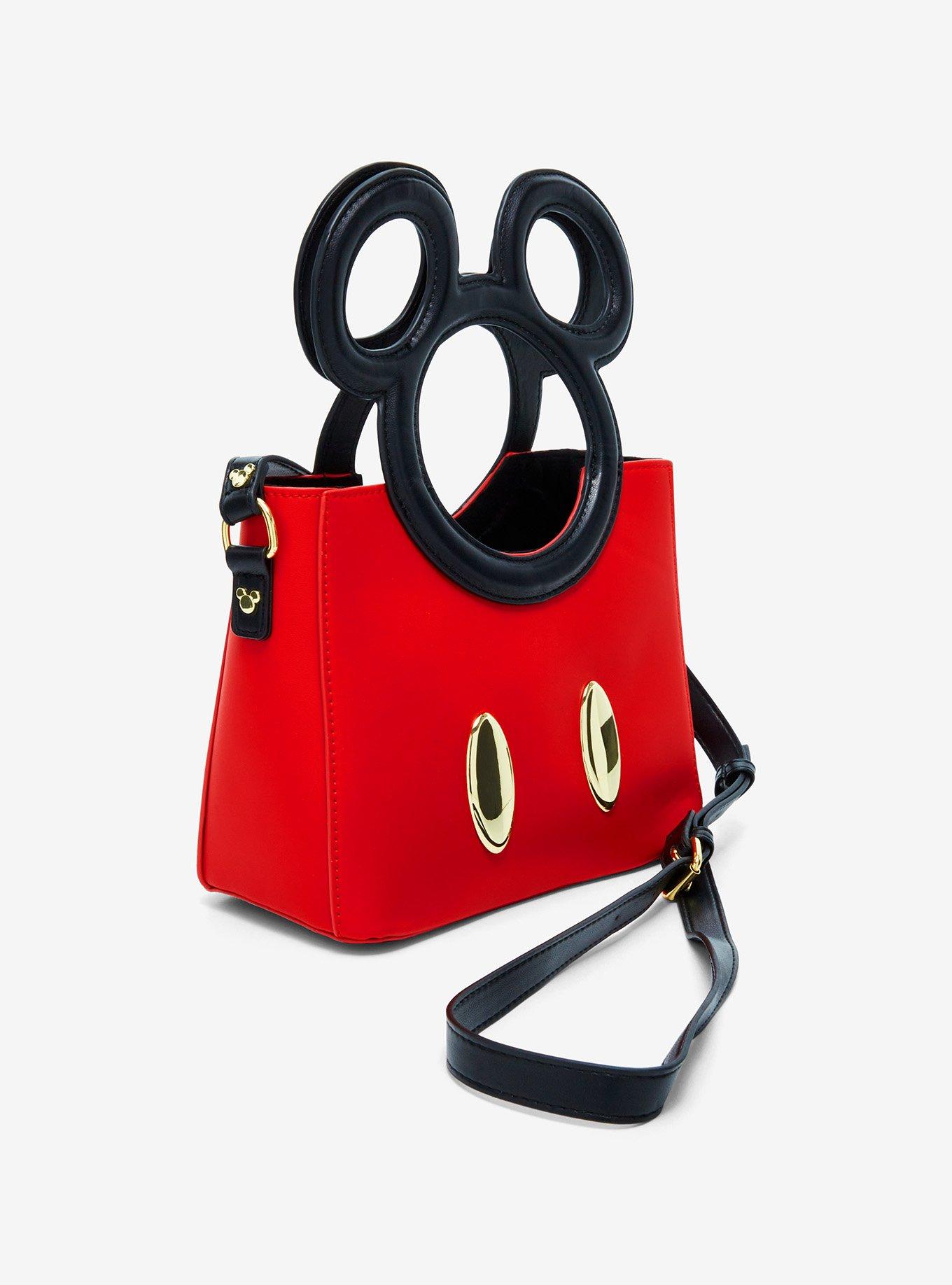 Mickey Mouse Silhouette Handle Crossbody Bag, , hi-res