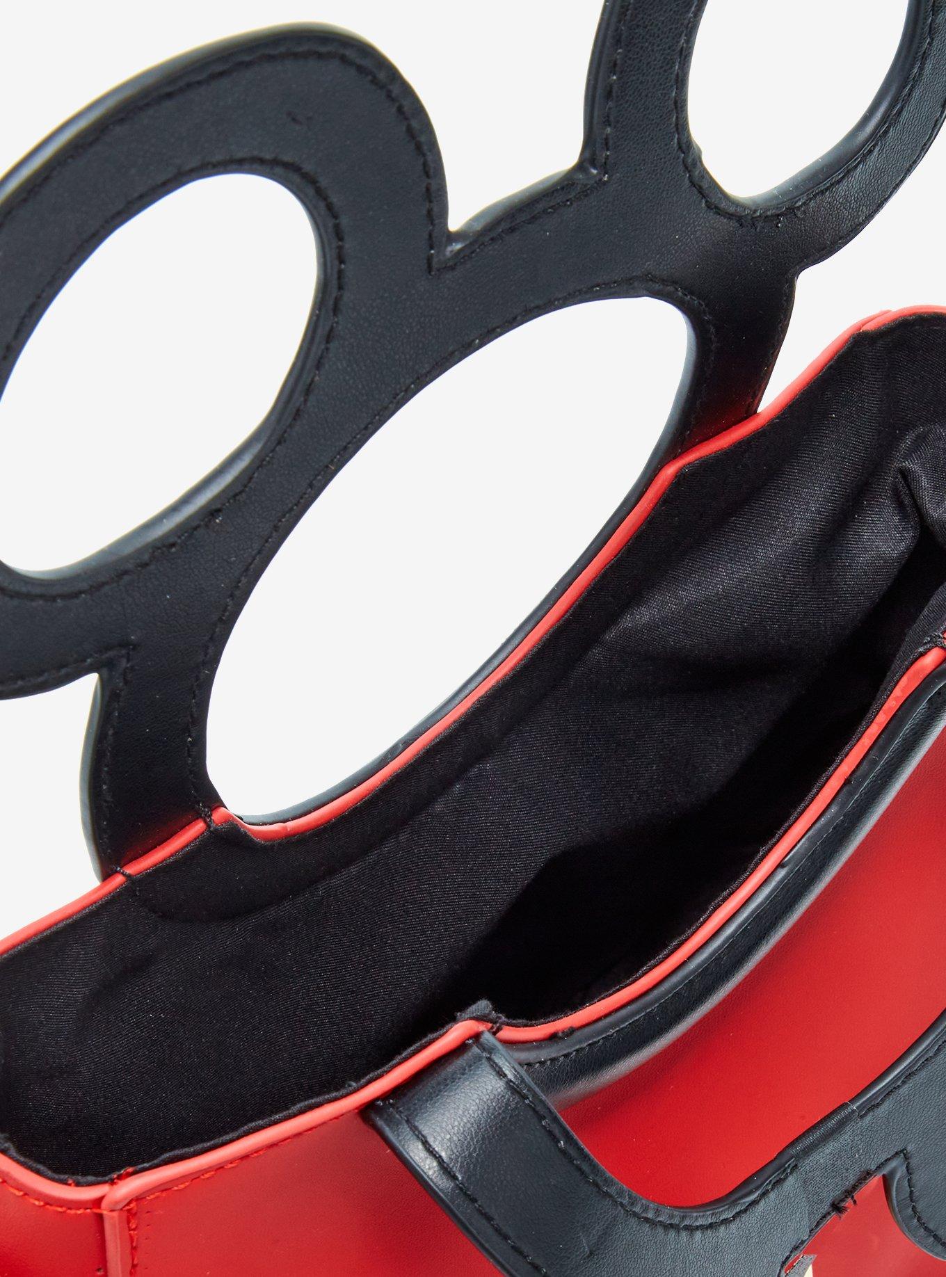 Mickey Mouse Silhouette Handle Crossbody Bag