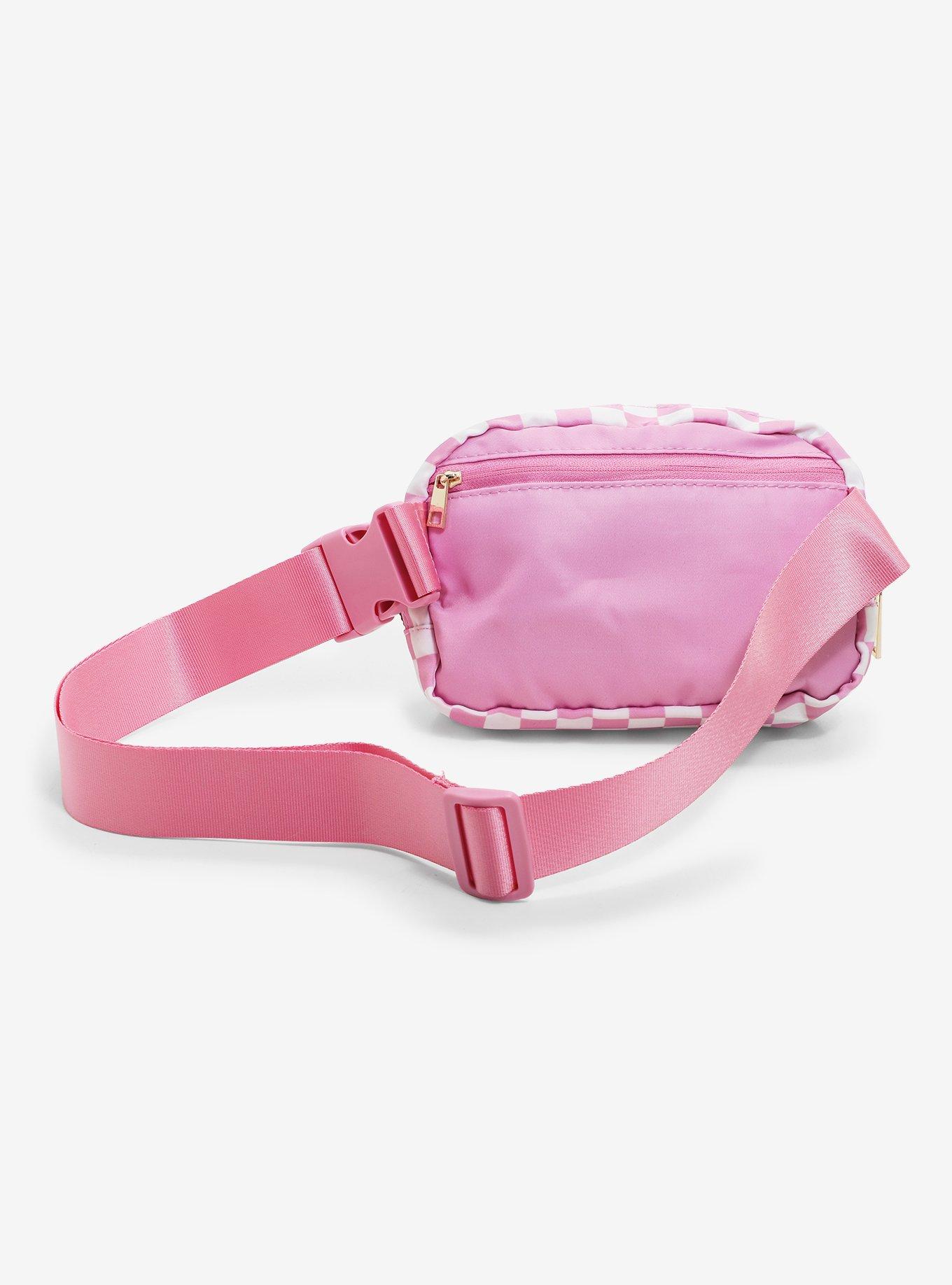 Super Mario Bros. Princess Peach Checkered Fanny Pack, , alternate