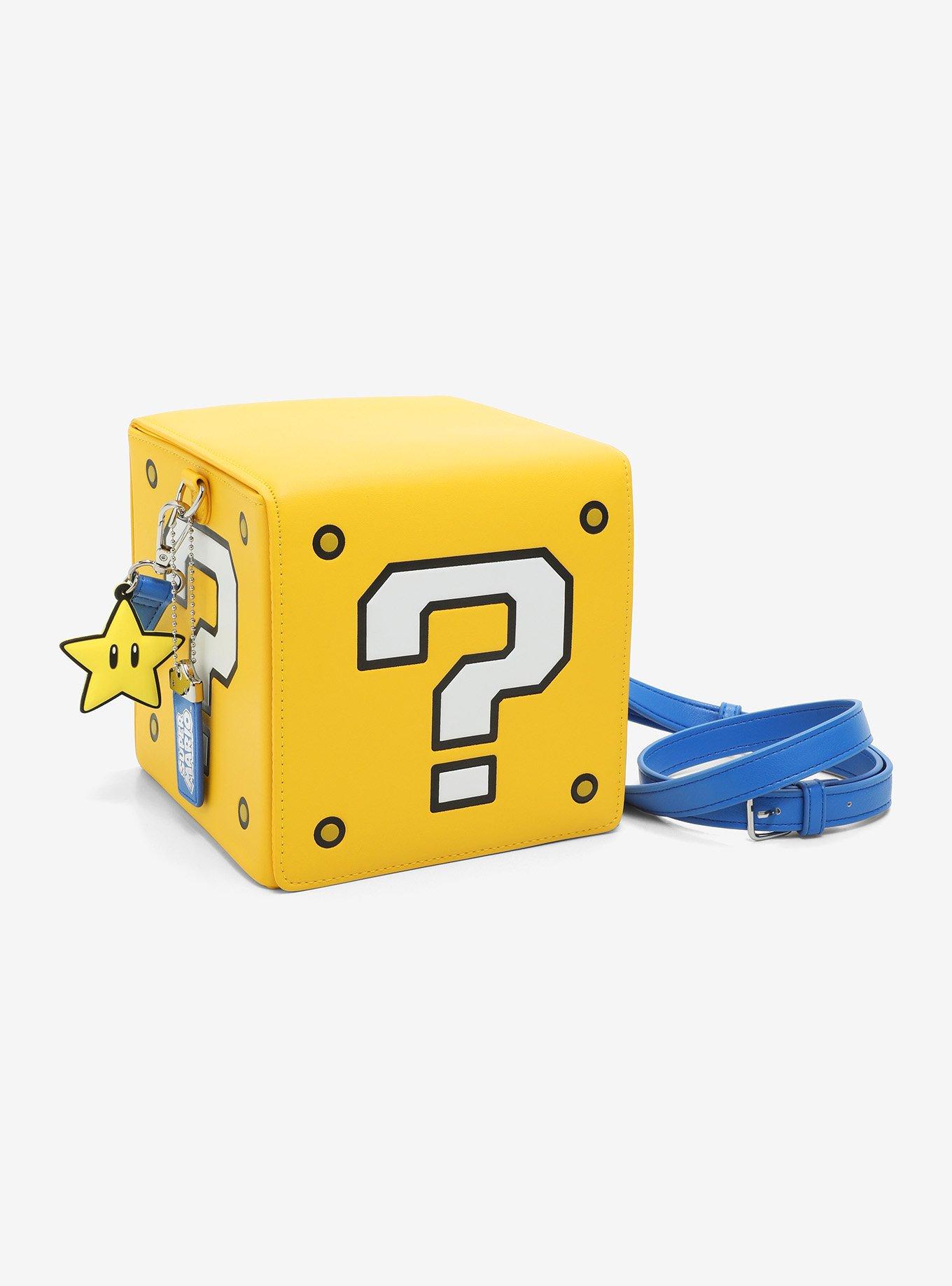 Super Mario Bros. Mystery Block Figural Crossbody Bag, , alternate