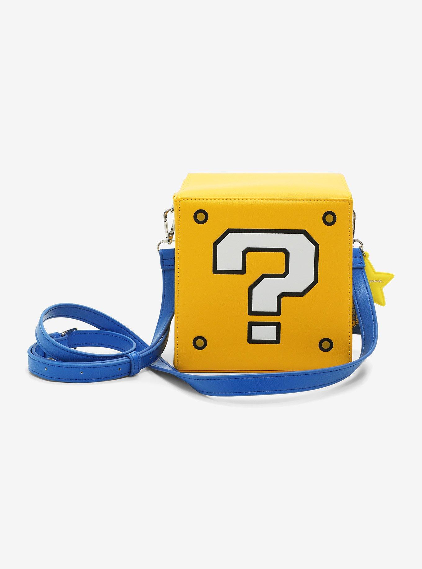 Super Mario Bros. Mystery Block Figural Crossbody Bag, , alternate