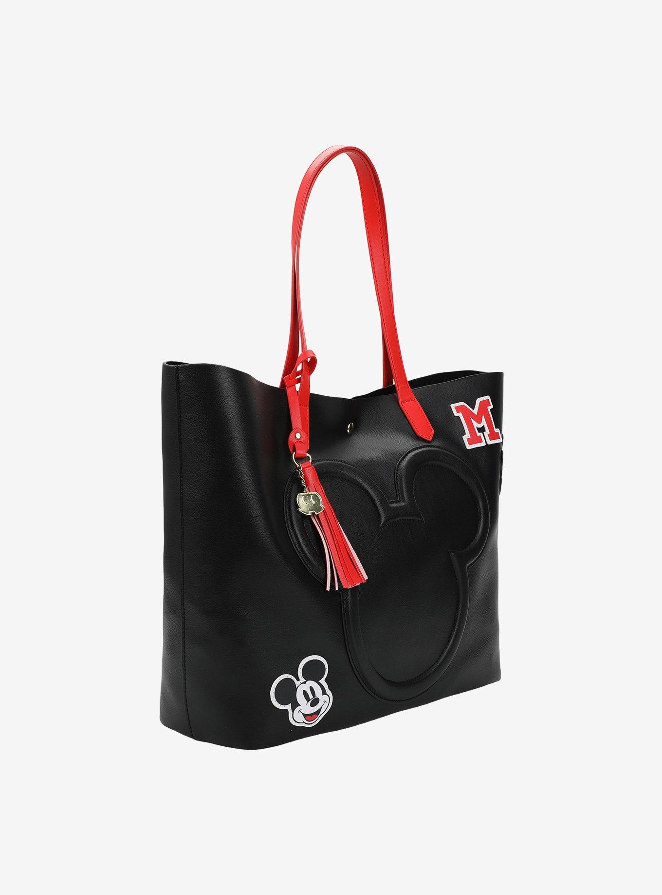 Disney Mickey Mouse Debossed Tote Bag, , alternate