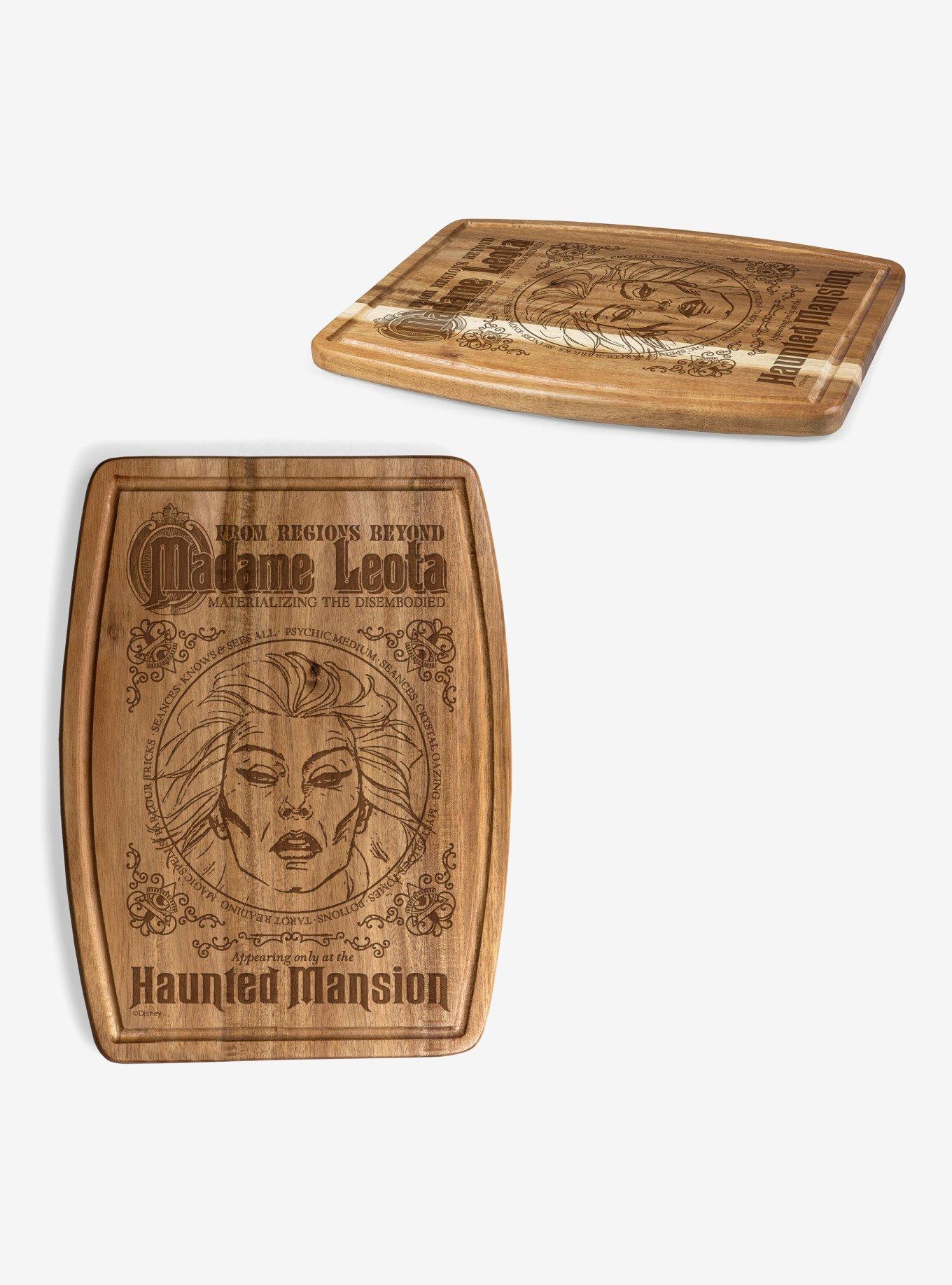 Disney Haunted Mansion Madame Leota Acacia Cutting Board, , alternate