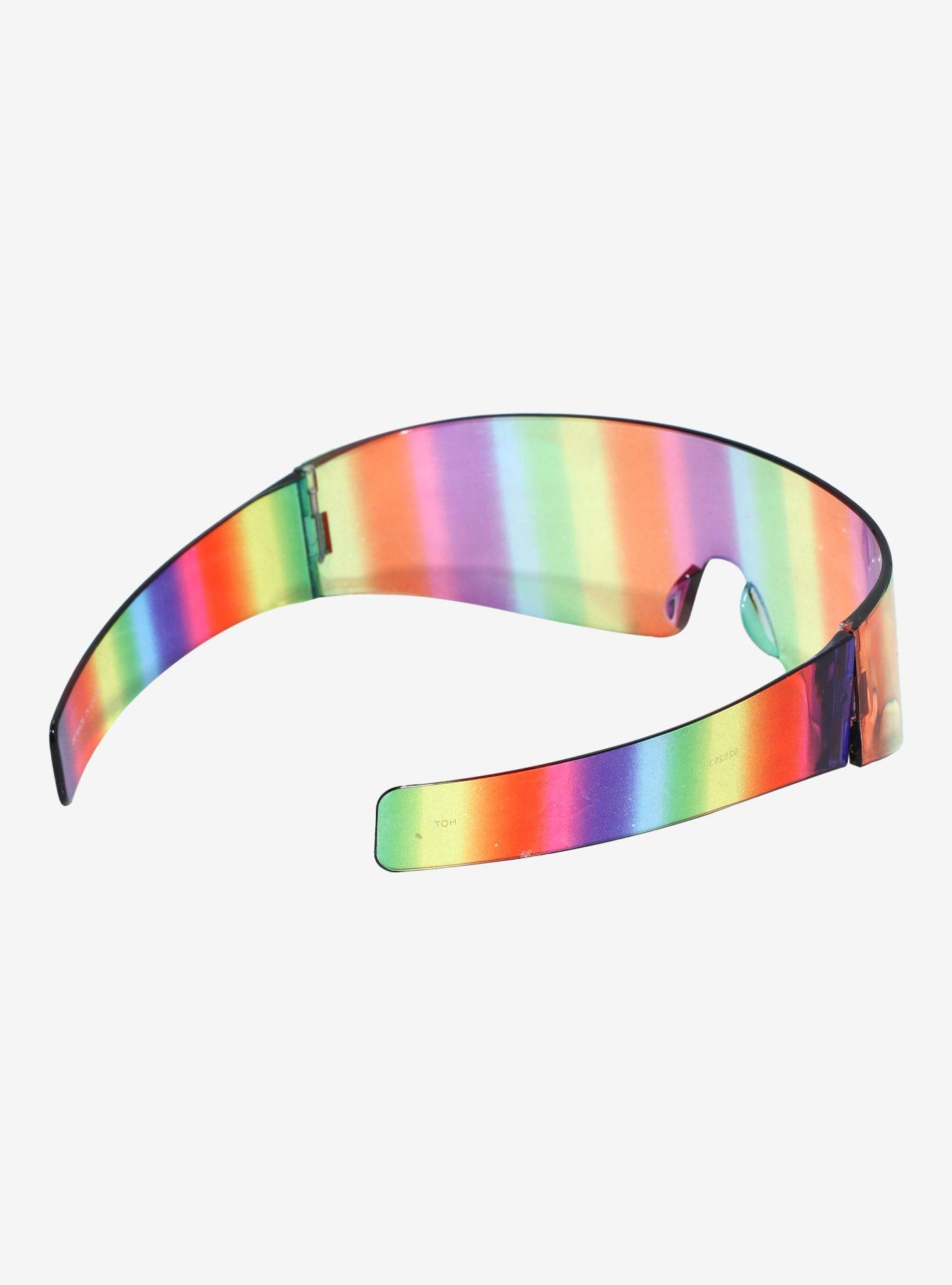 Rainbow Shield Sunglasses, , hi-res